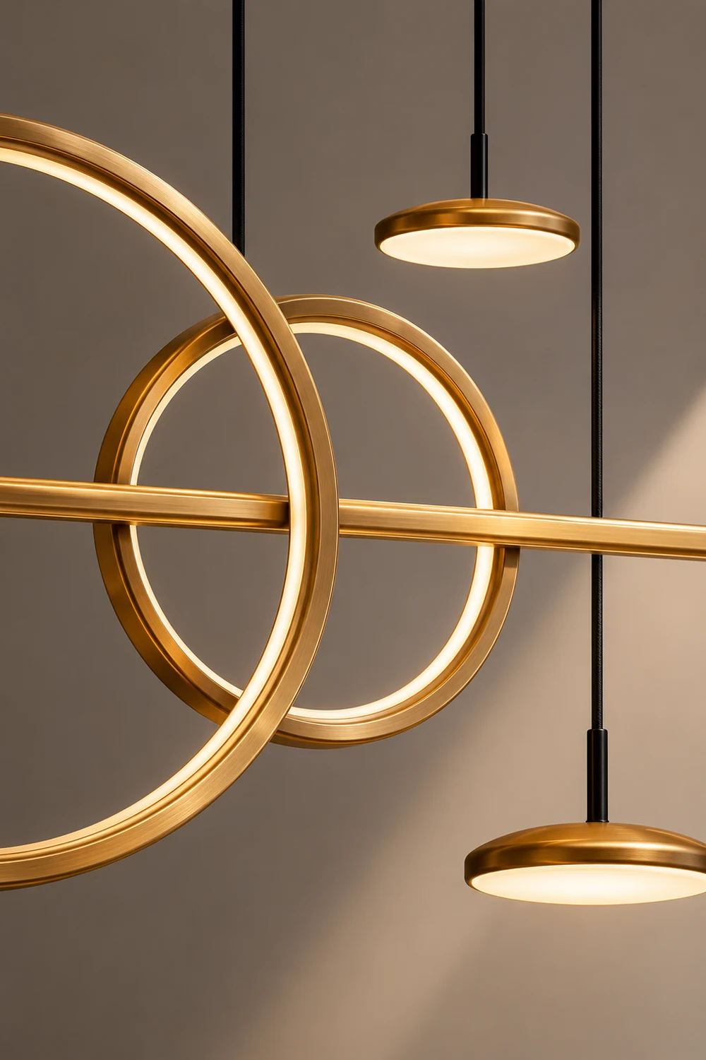 Modern Geometric Shape Chandelier - Lumpaz