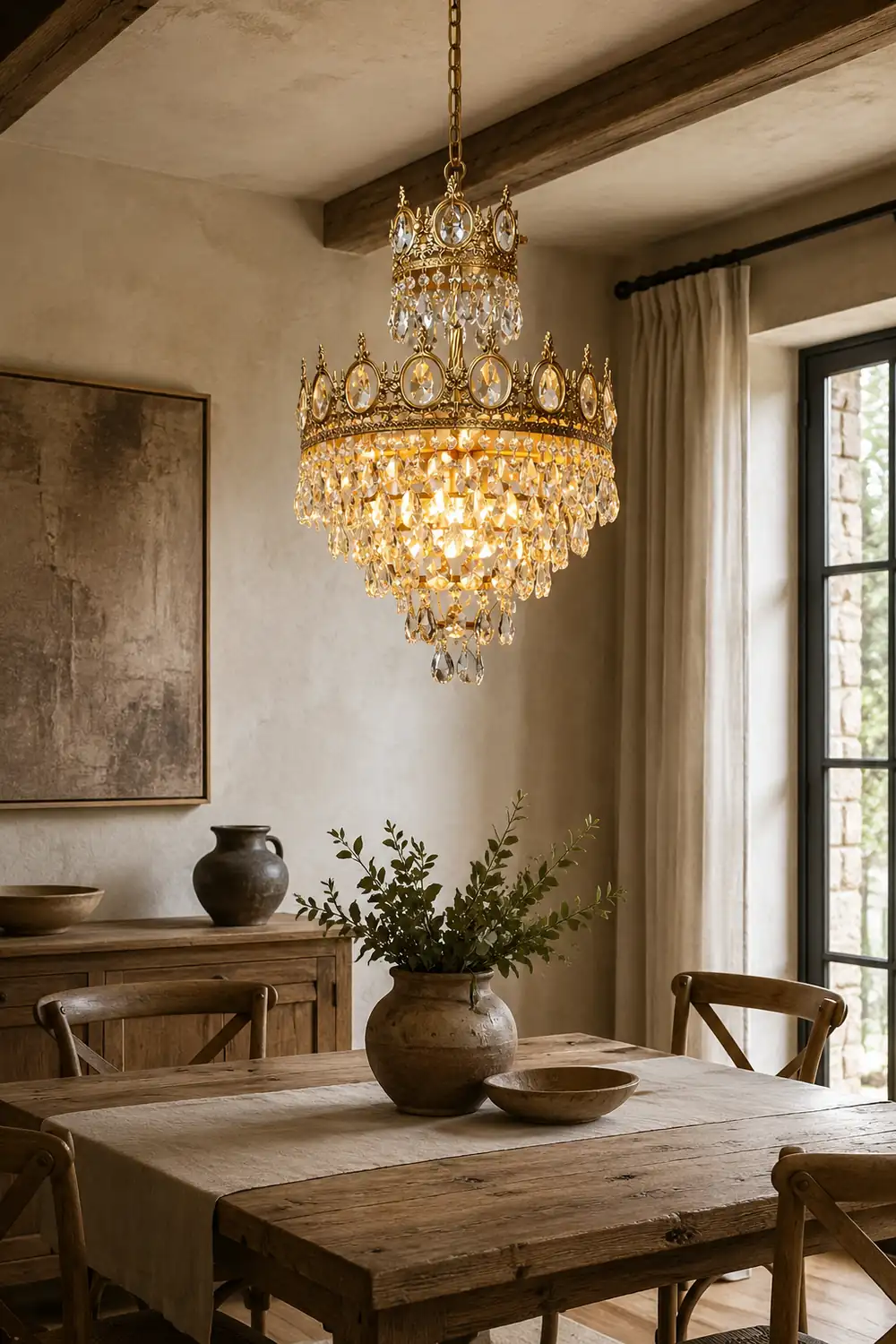 Linfort Brass Chandelier - Lumpaz
