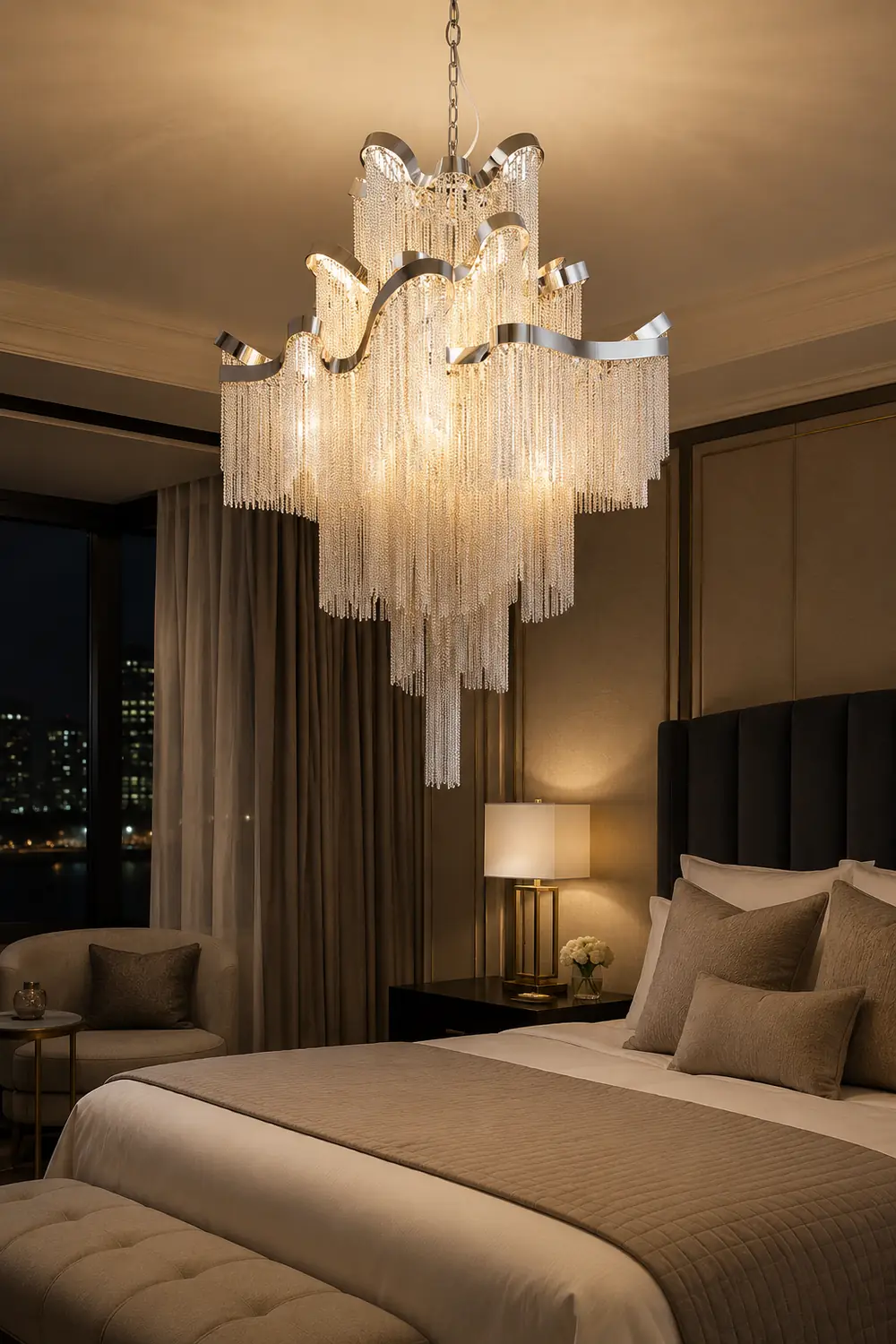 Fringe Chandelier - Lumpaz