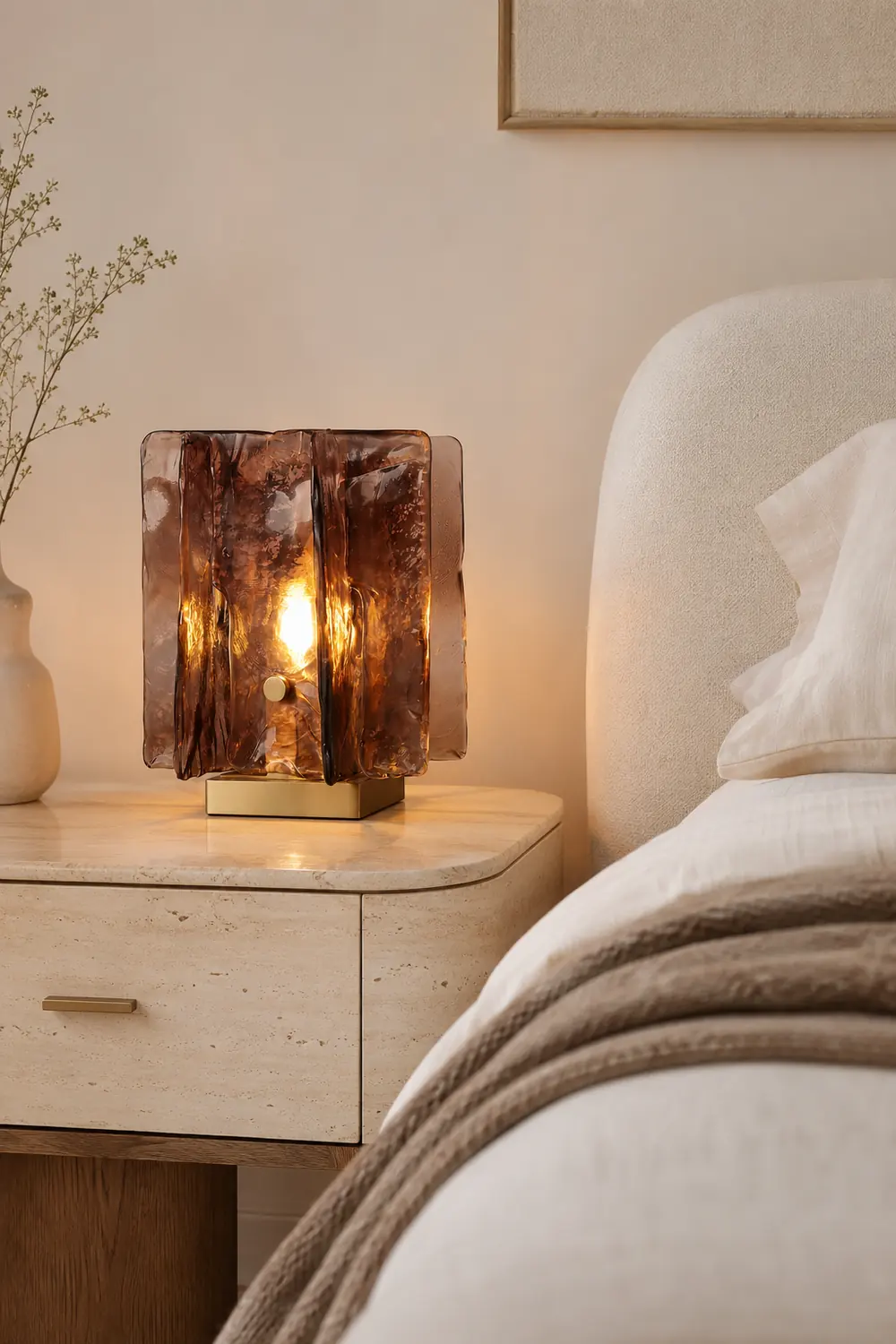 Amber Building Block Table Lamp - Lumpaz