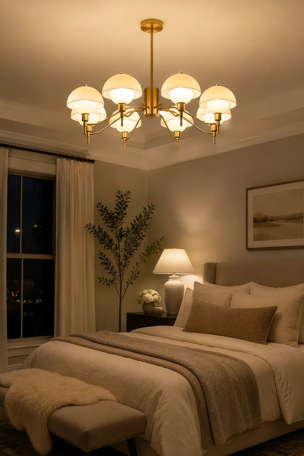 Anchored Orb Chandelier - Lumpaz