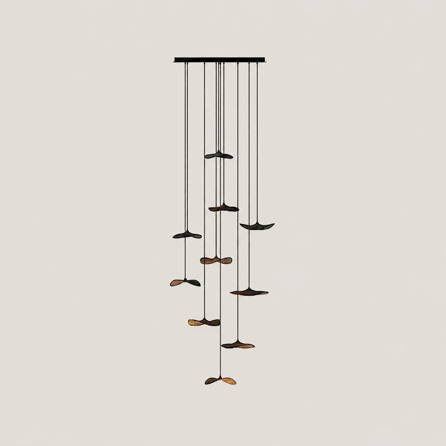 Empty Leaf Chandelier - Lumpaz