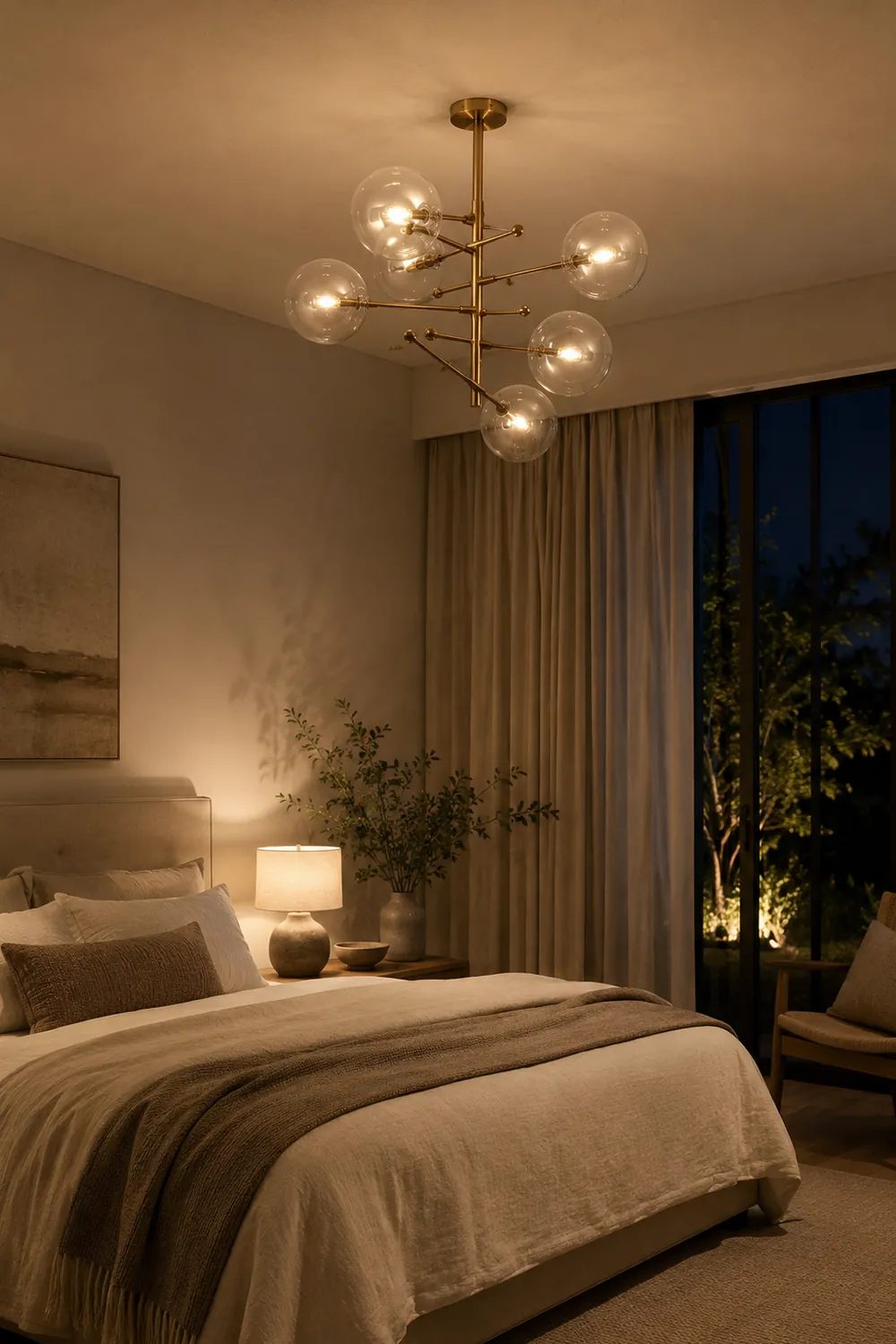 Glass Globe Mobile Chandelier - Lumpaz