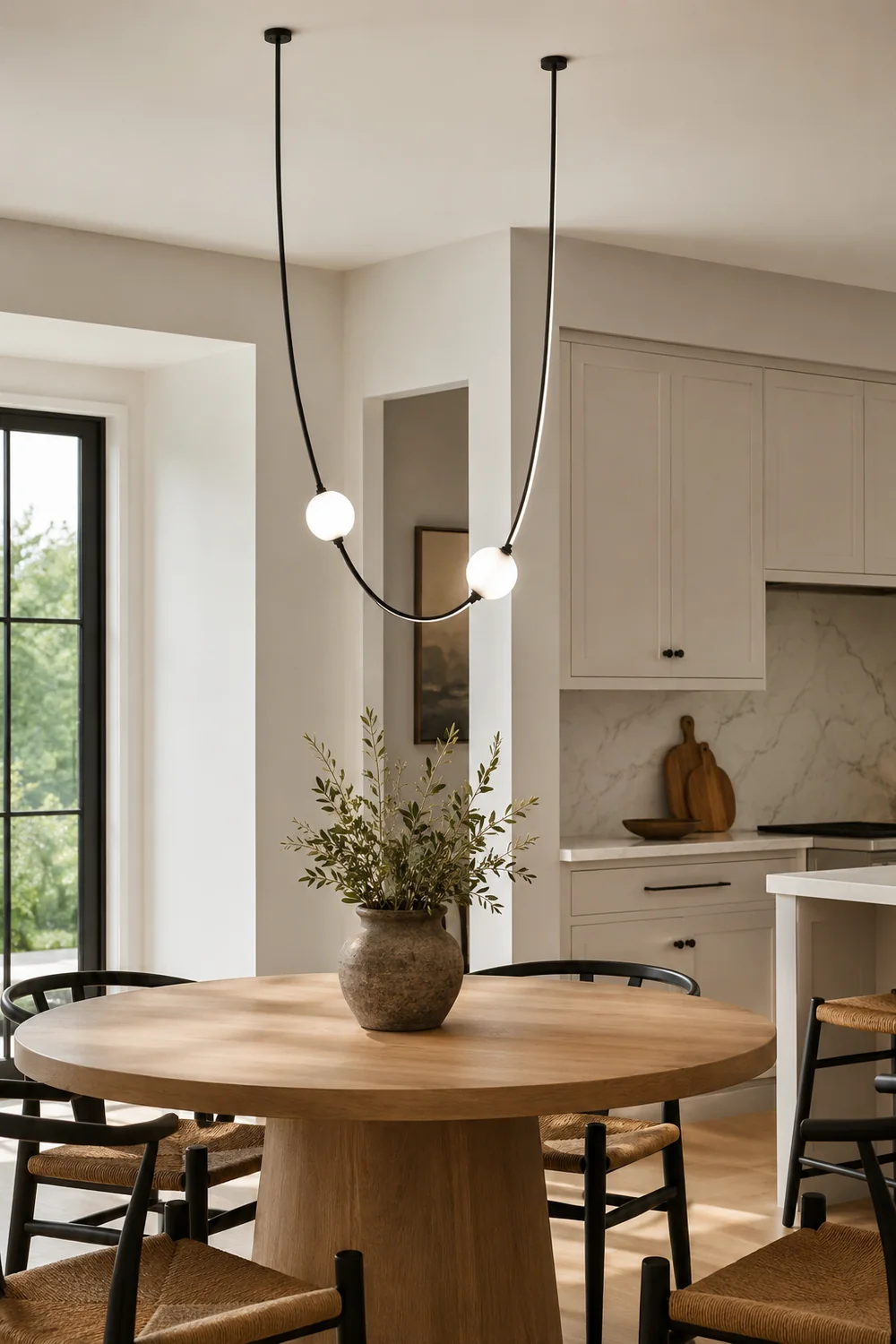 Linea Curva Chandelier - Lumpaz