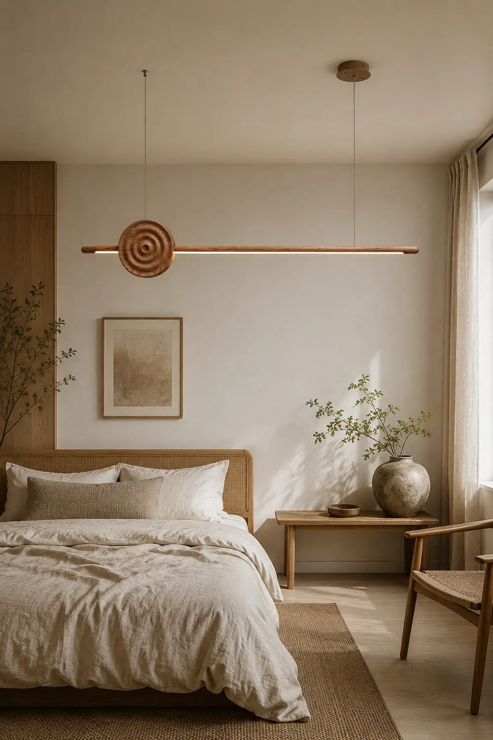 Erhu Wood Chandelier - Lumpaz