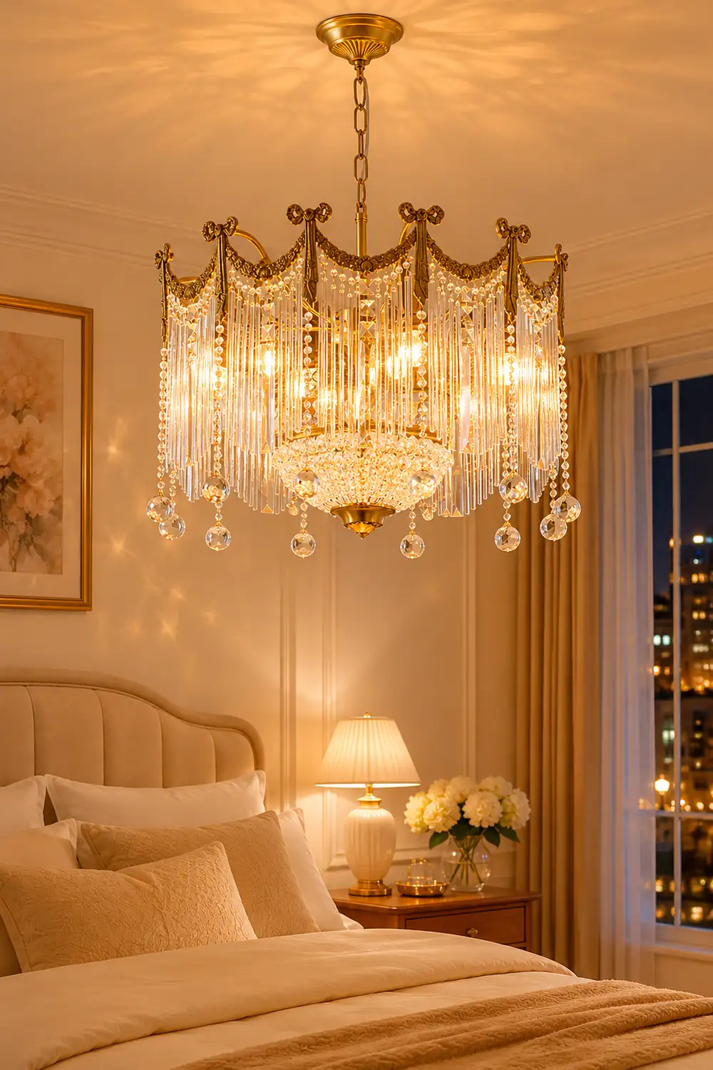 Evangeline Crystal Chandelier - Lumpaz