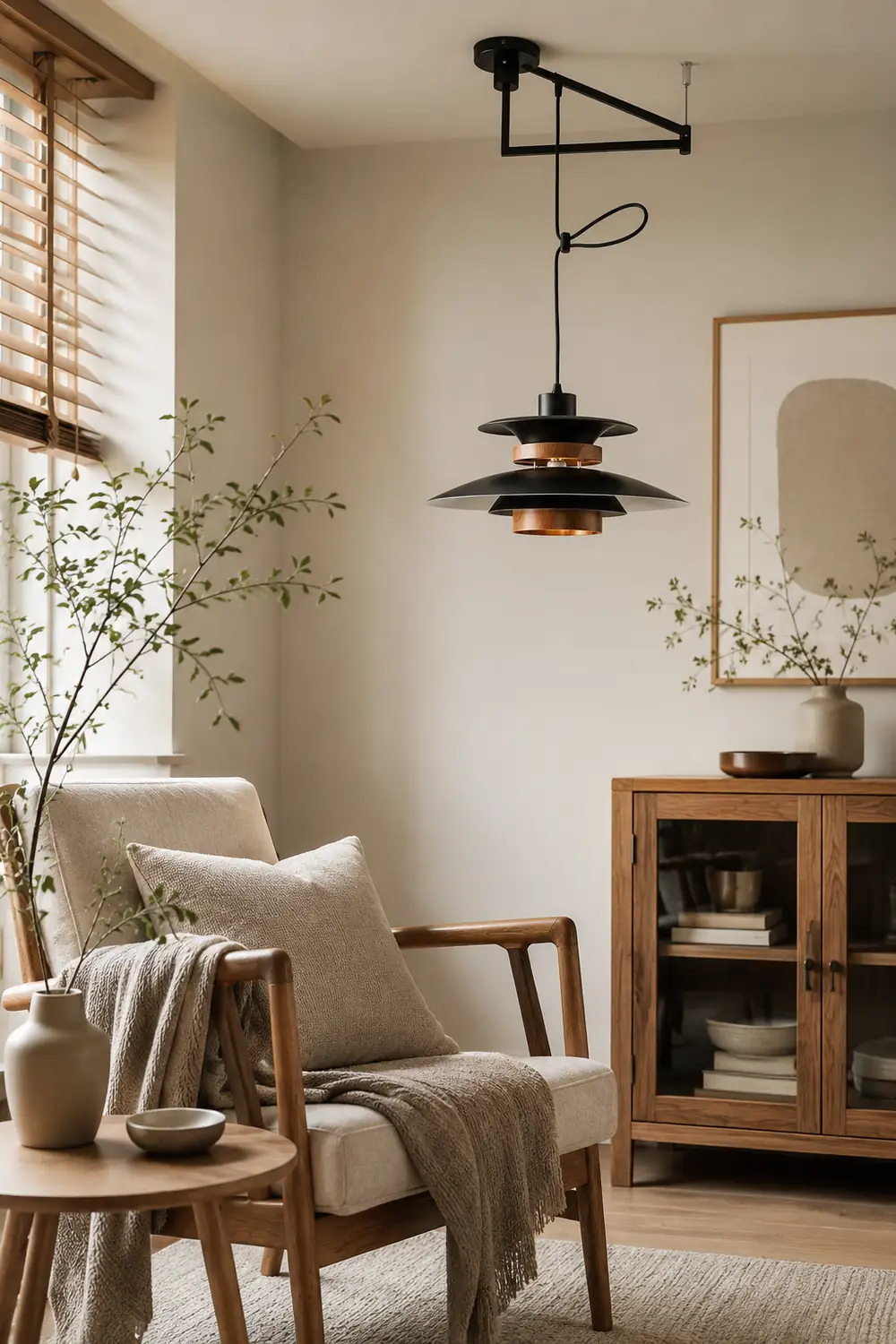 Mercero Swing Arm Pendant Lamp - Lumpaz