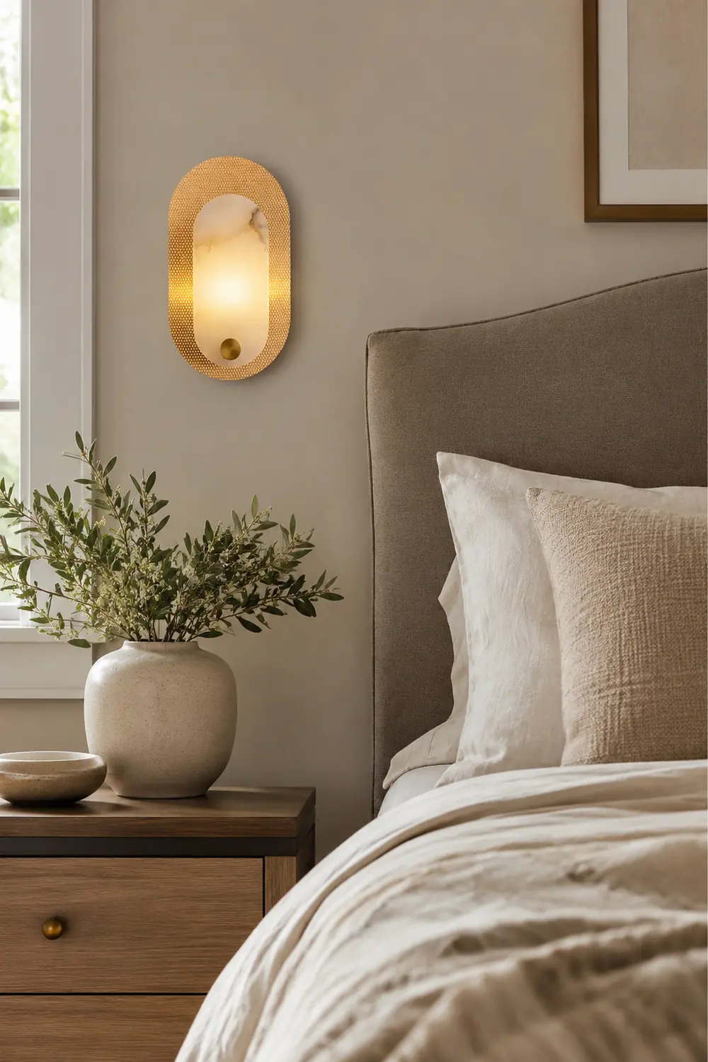 Harlan Alabaster Wall Light - Lumpaz