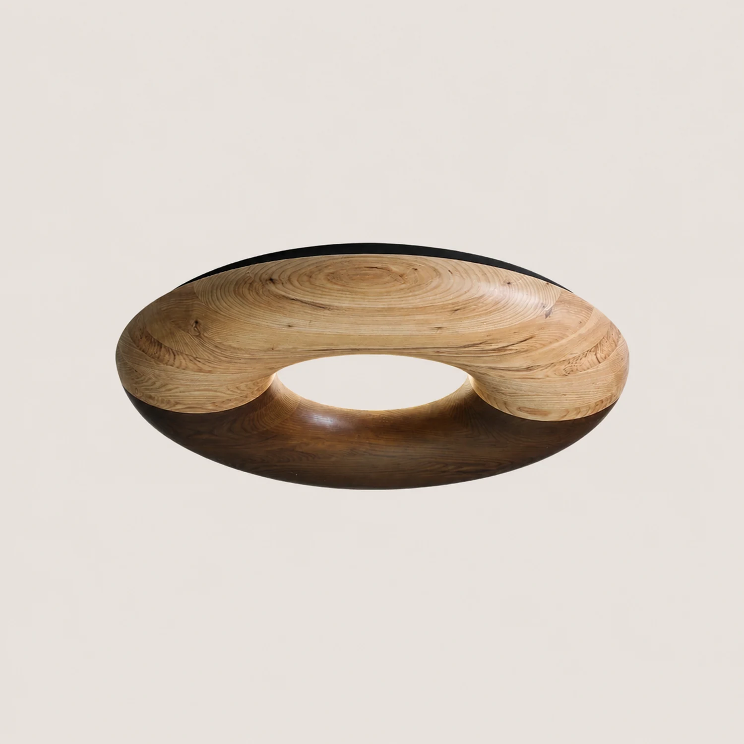 Donut Wood Ceiling Light - Lumpaz