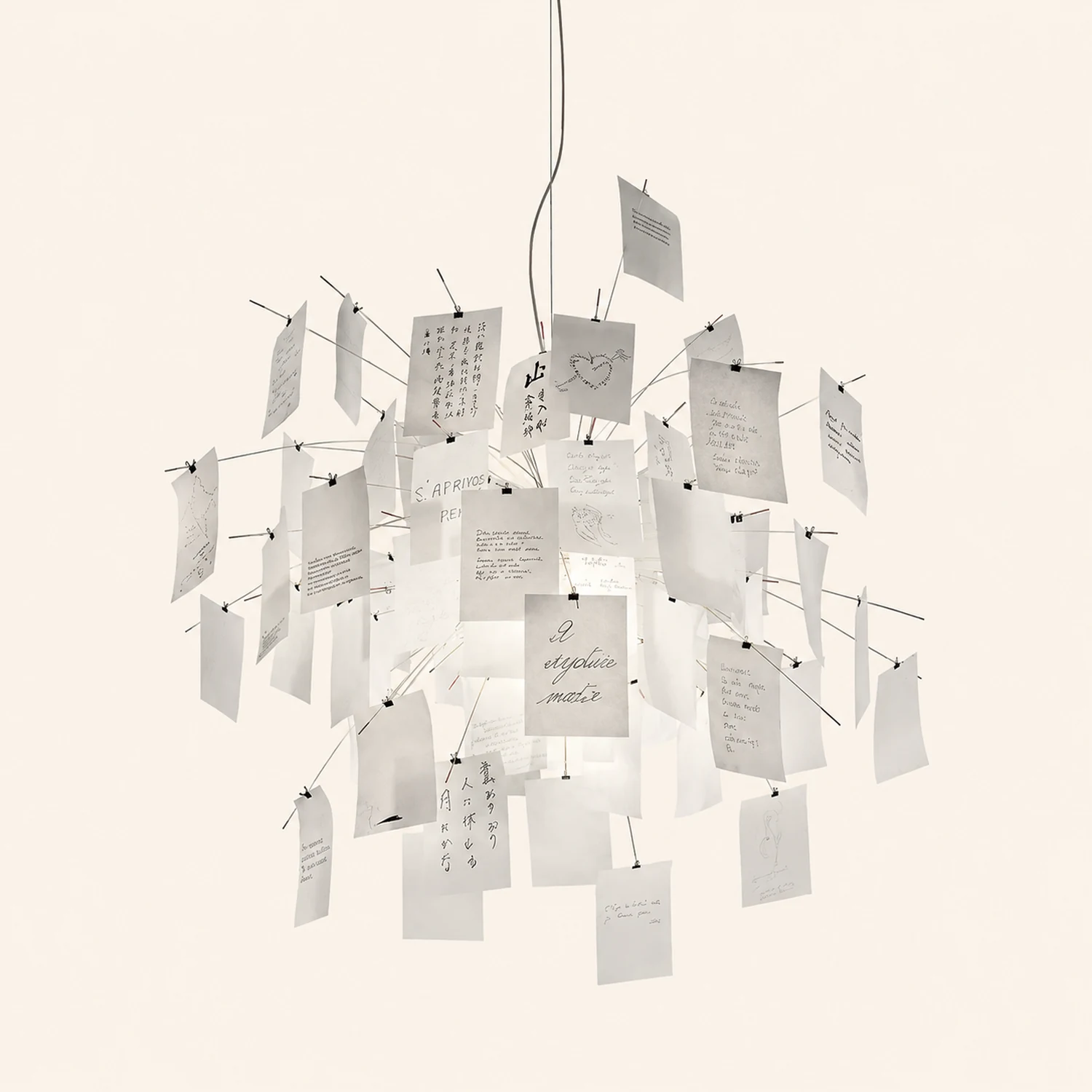 Paper Chandelier - Lumpaz