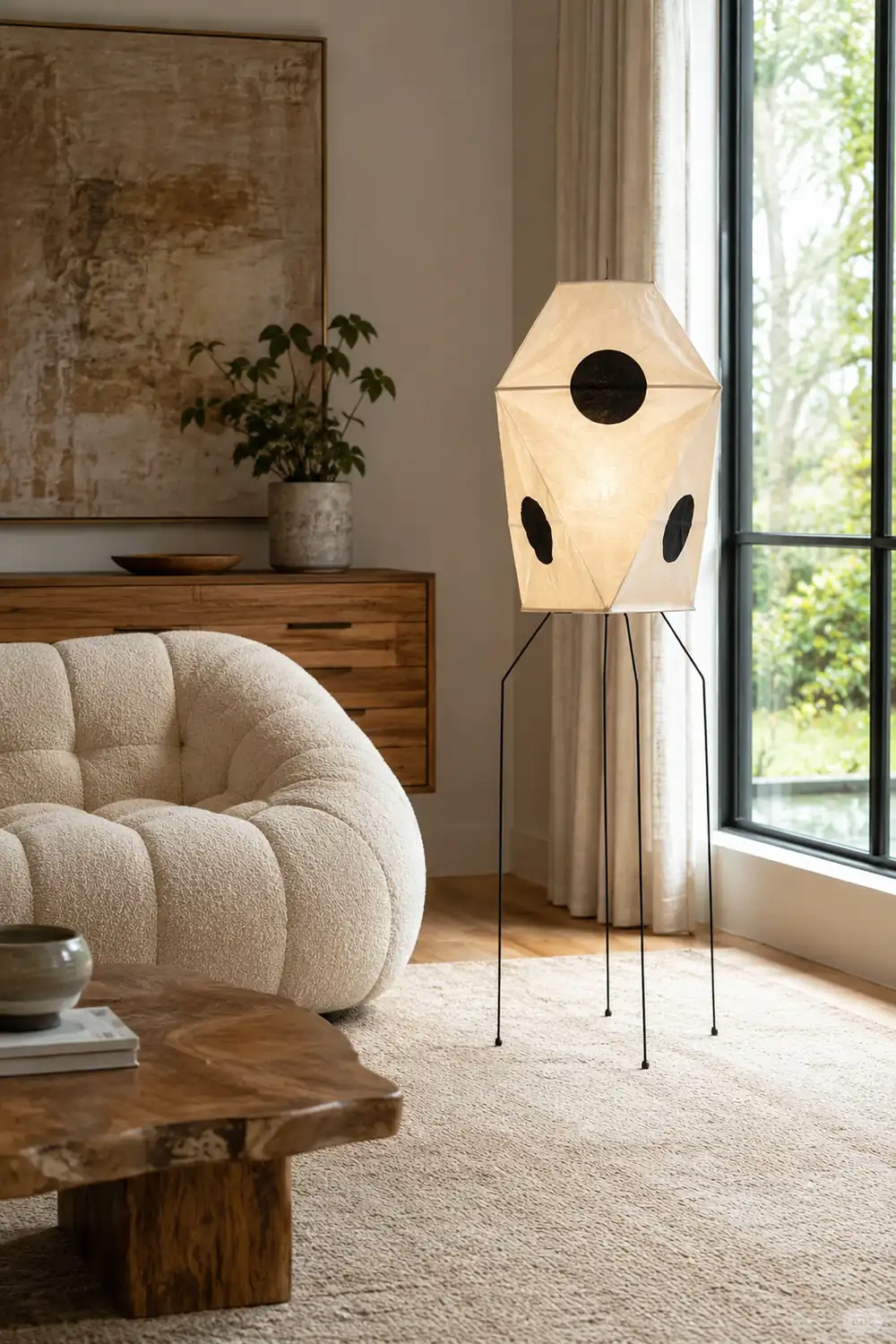 Origami Lantern Floor Lamp - Lumpaz