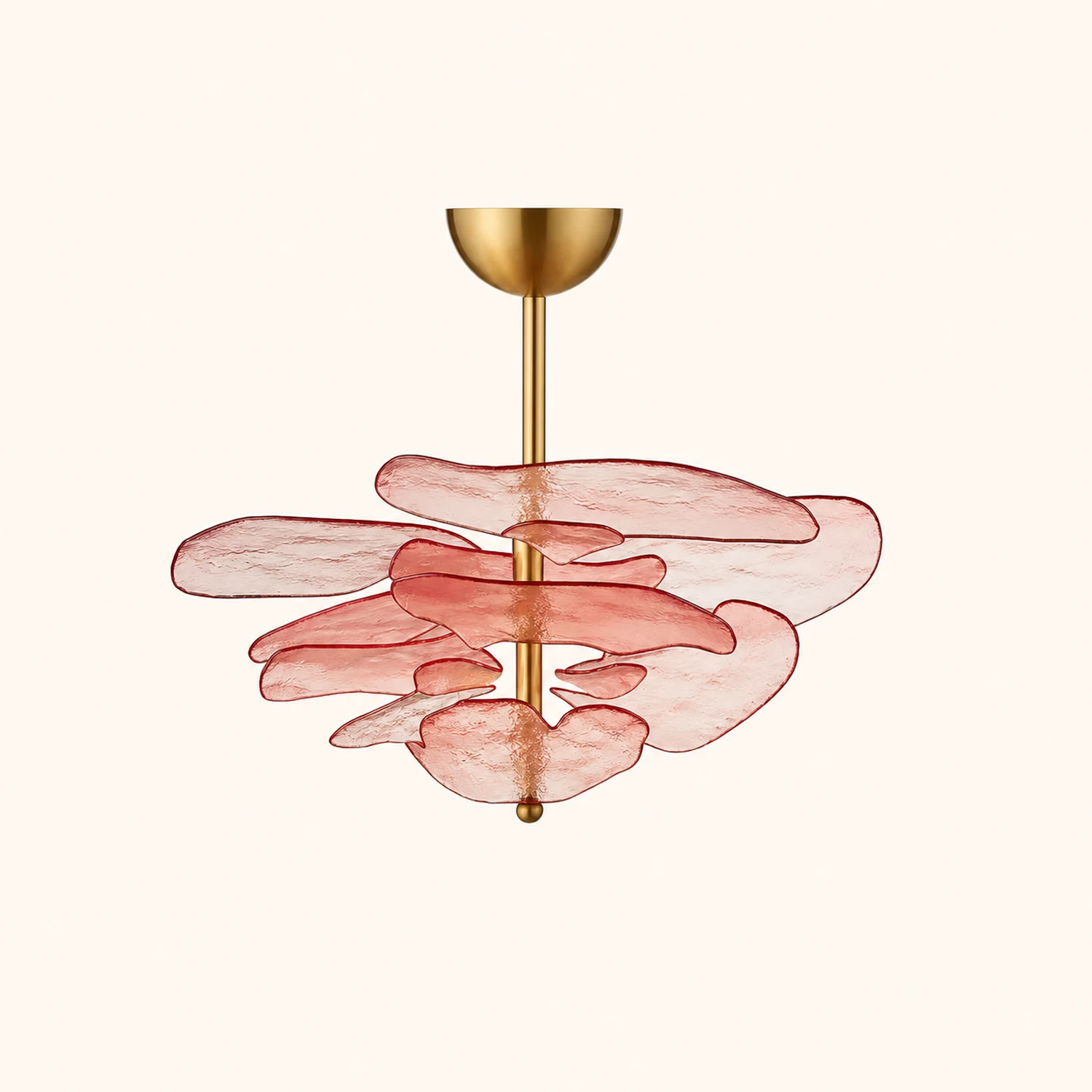 Golden Petals Murano Chandelier - Lumpaz