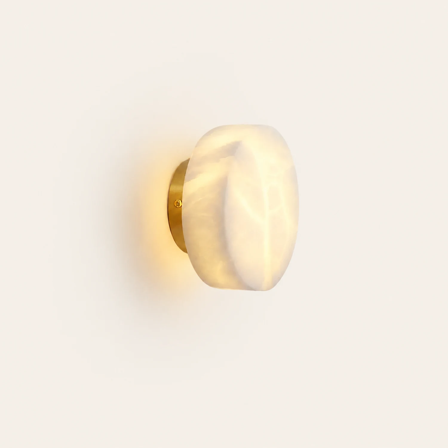 Cylindrical Alabaster Wall Light - Lumpaz