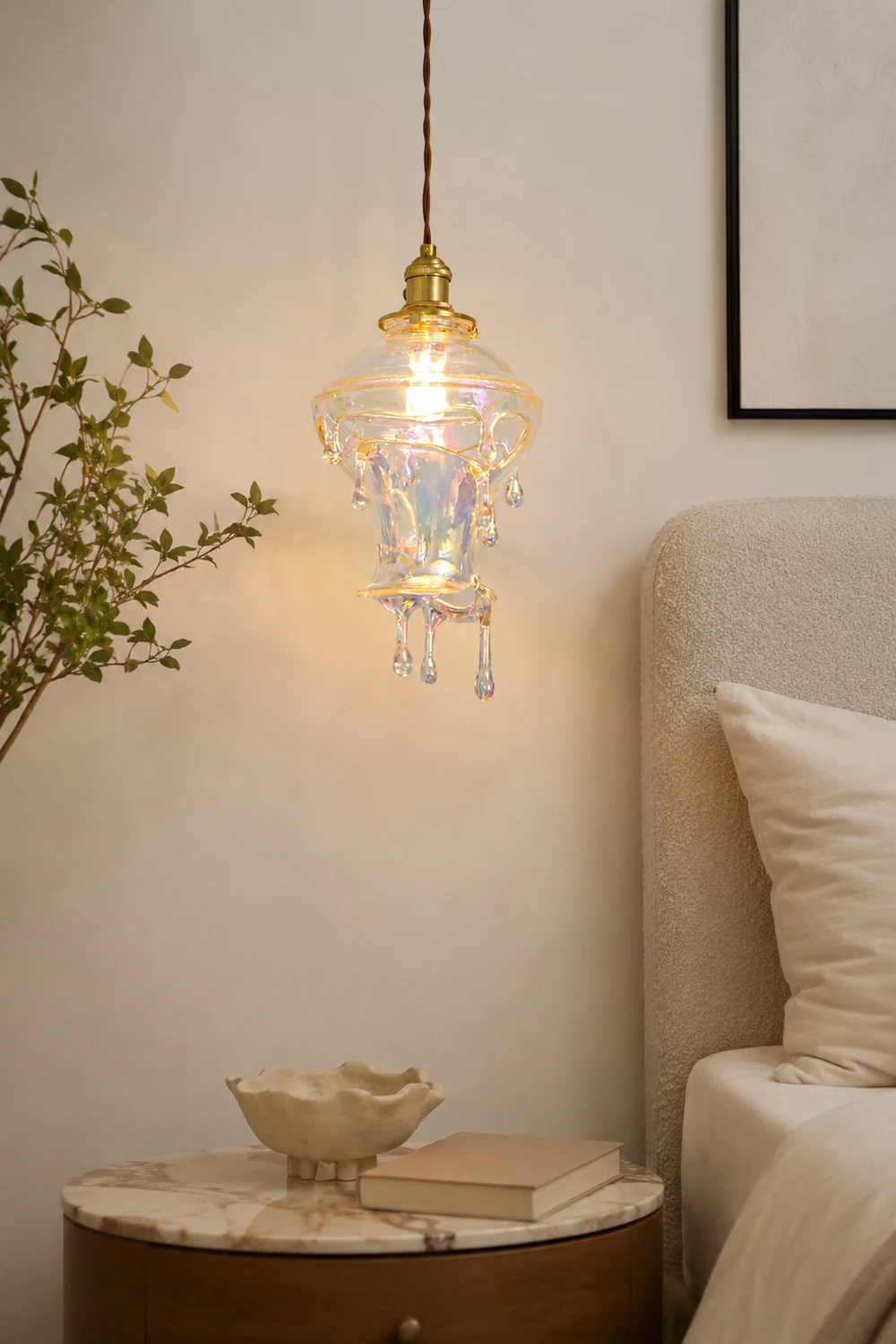 Water Droplets Resin Pendant Lamp - Lumpaz