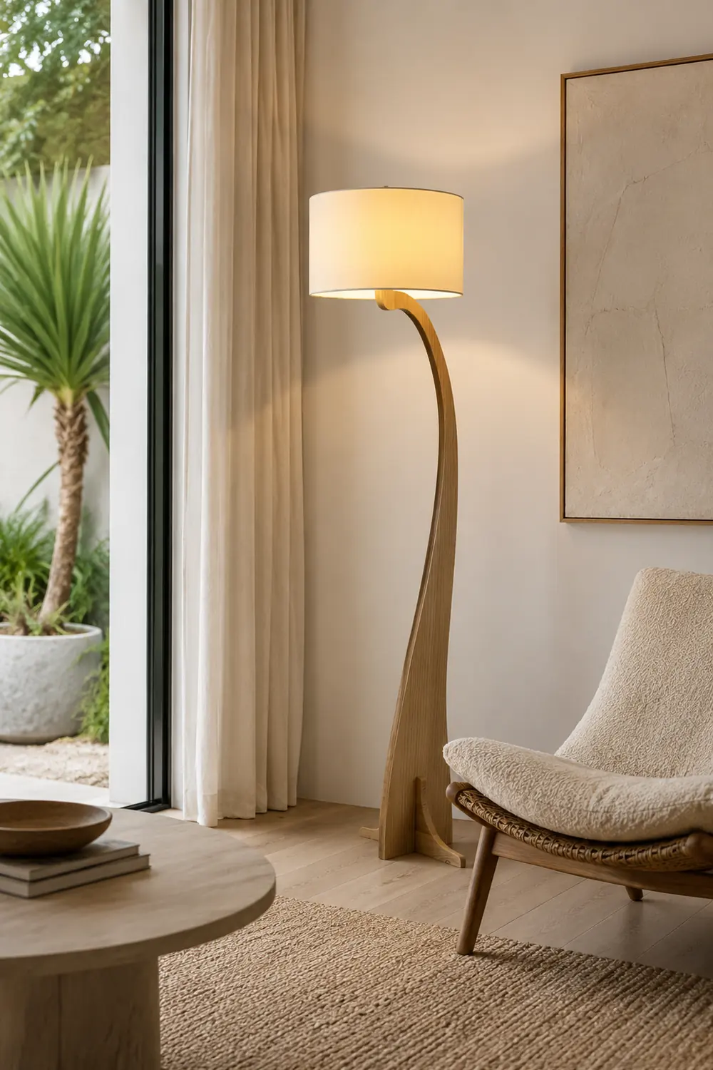 Bow Curve Floor Lamp - Lumpaz