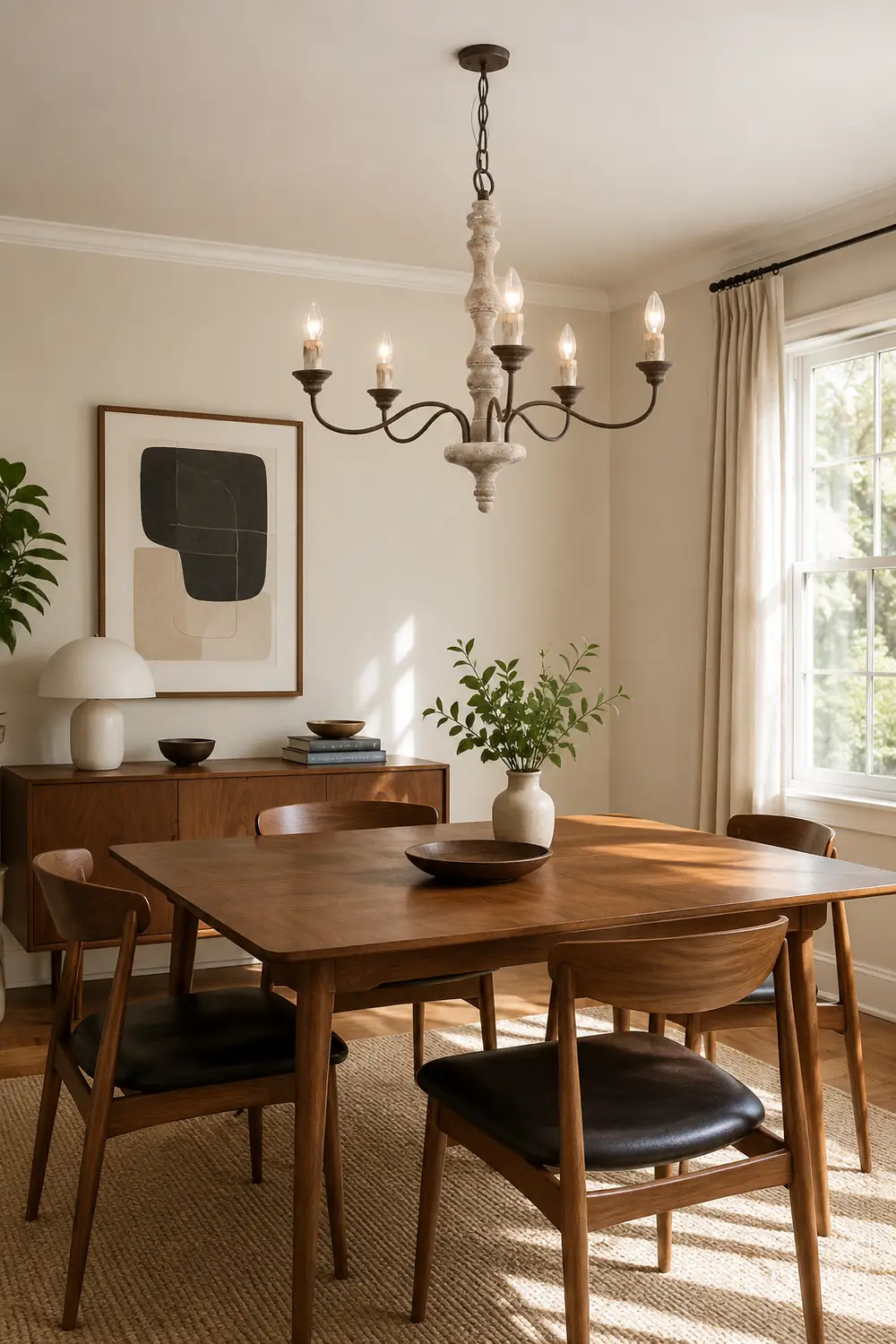 Candlestick Farmhouse chandelier - Lumpaz