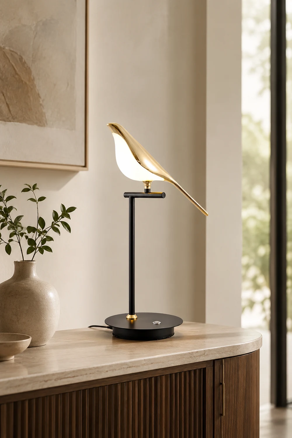 Magpie Perch Table Lamp - Lumpaz