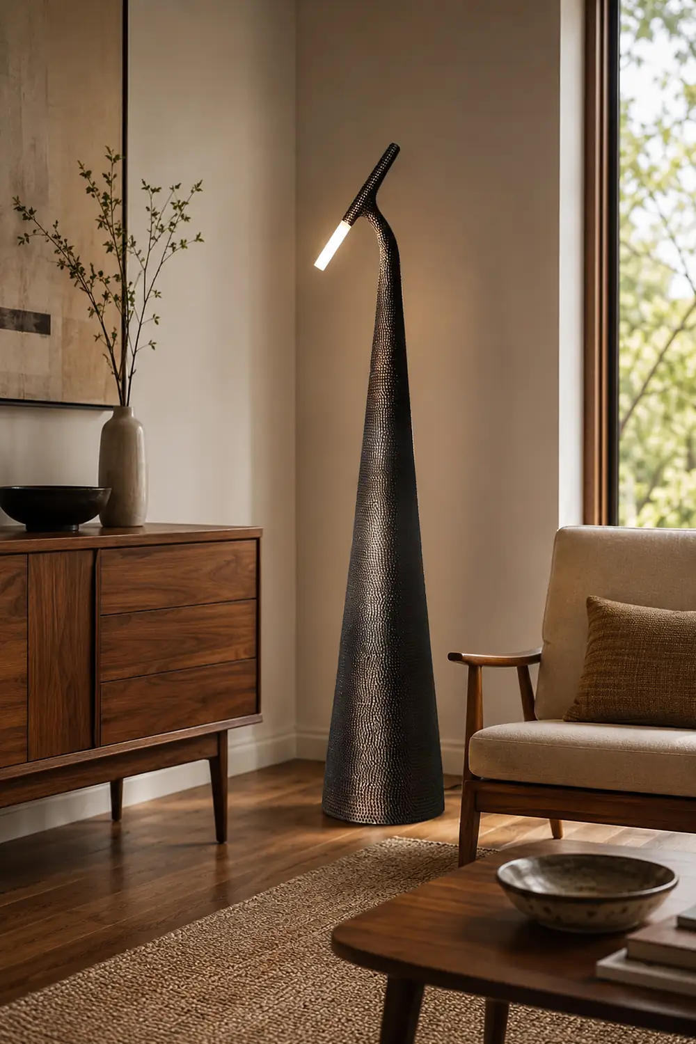 Apex Texture Floor Lamp - Lumpaz