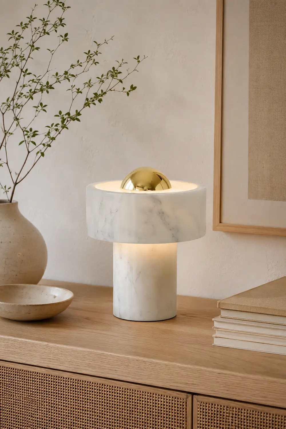 Marble Aura Table Lamp - Lumpaz