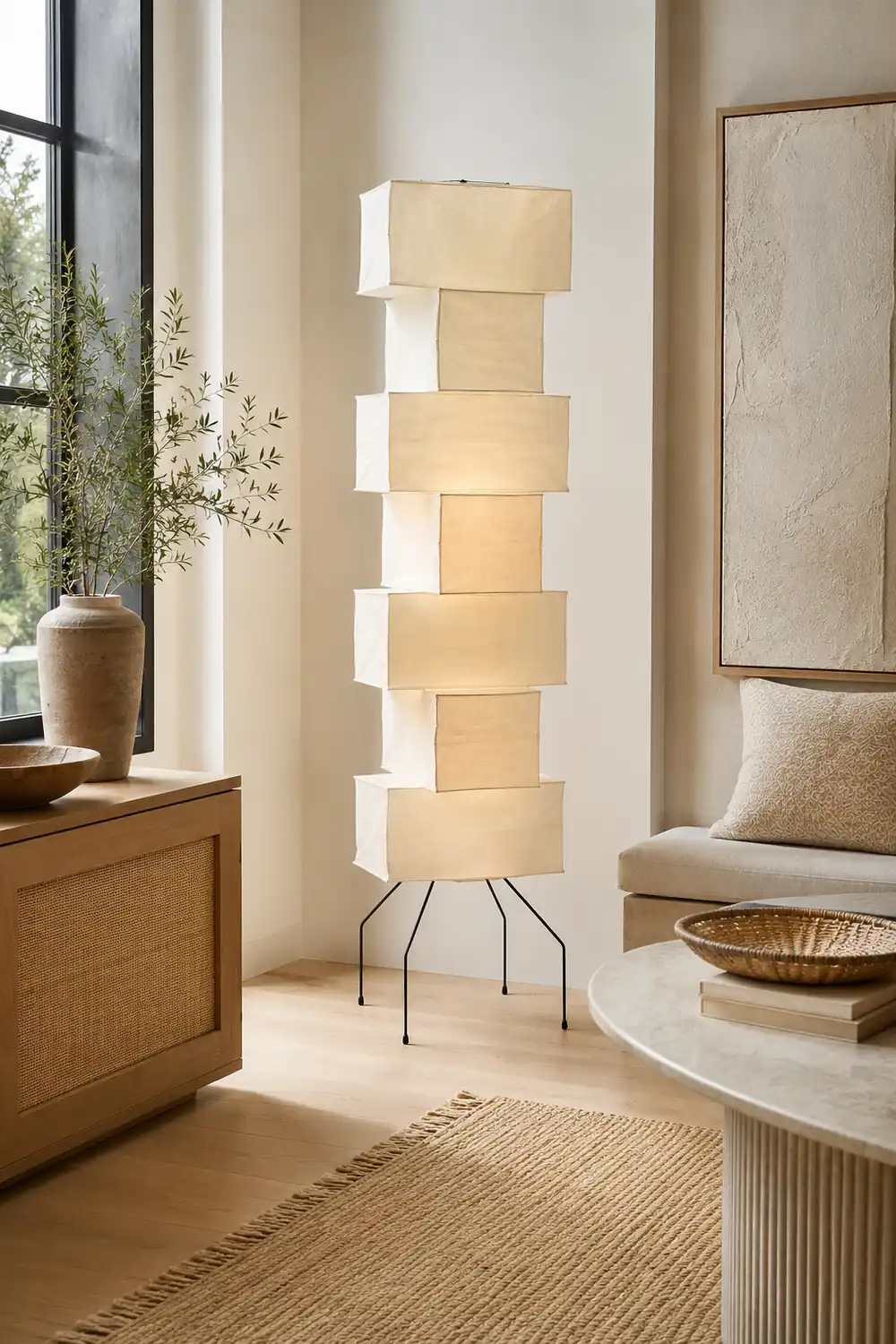 Lana Stacked Floor Lamp - Lumpaz
