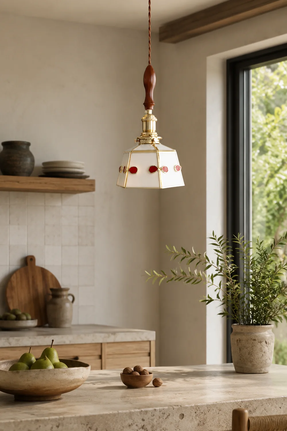 Stained Glass Pendant Lamp - Lumpaz