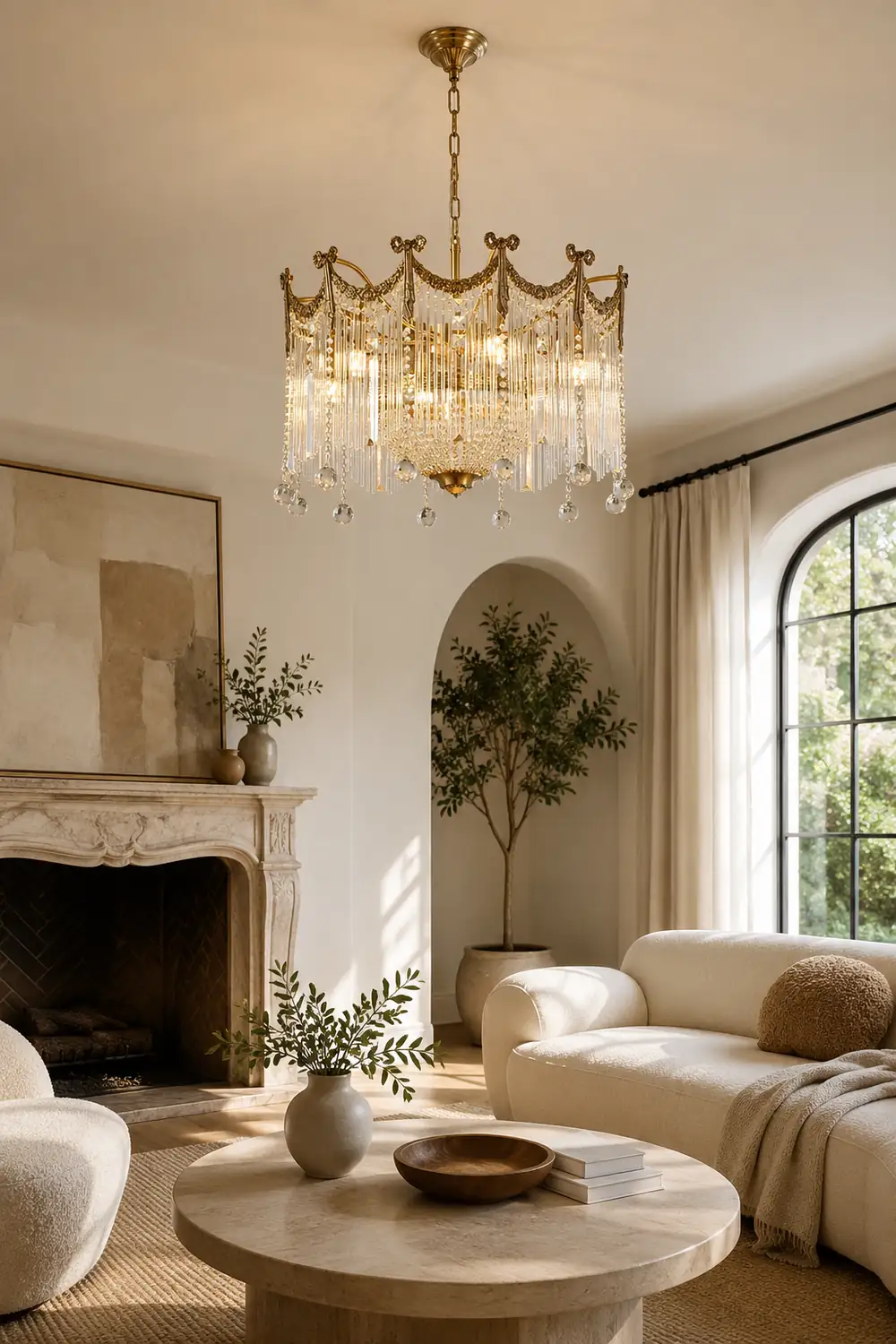 Evangeline Crystal Chandelier - Lumpaz