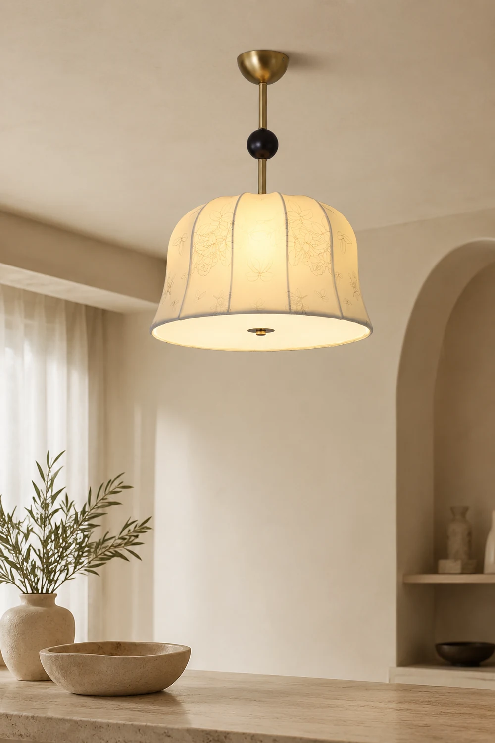 Blossom Curve Pendant Lamp - Lumpaz