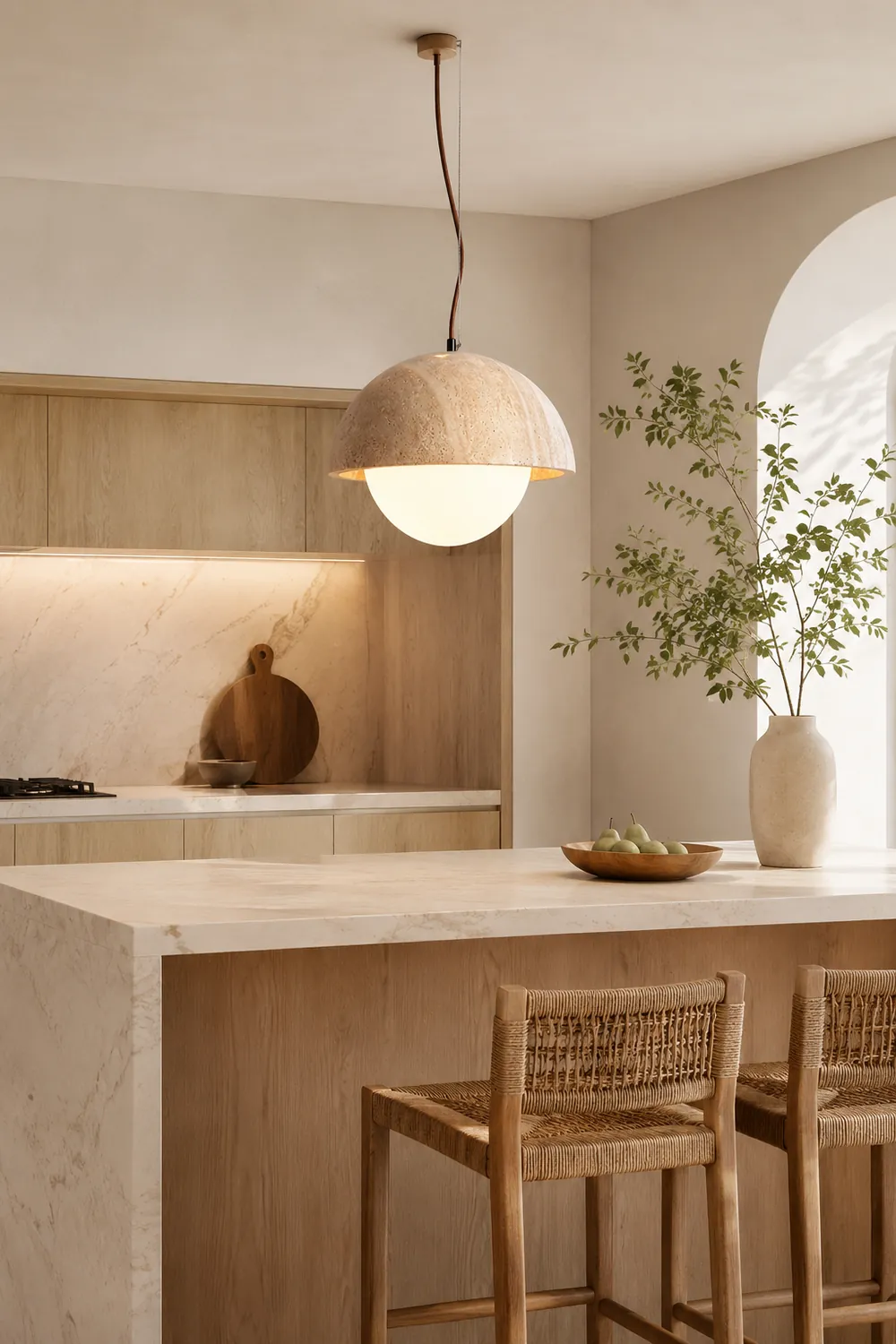 Crescent Glow Pendant Lamp - Lumpaz