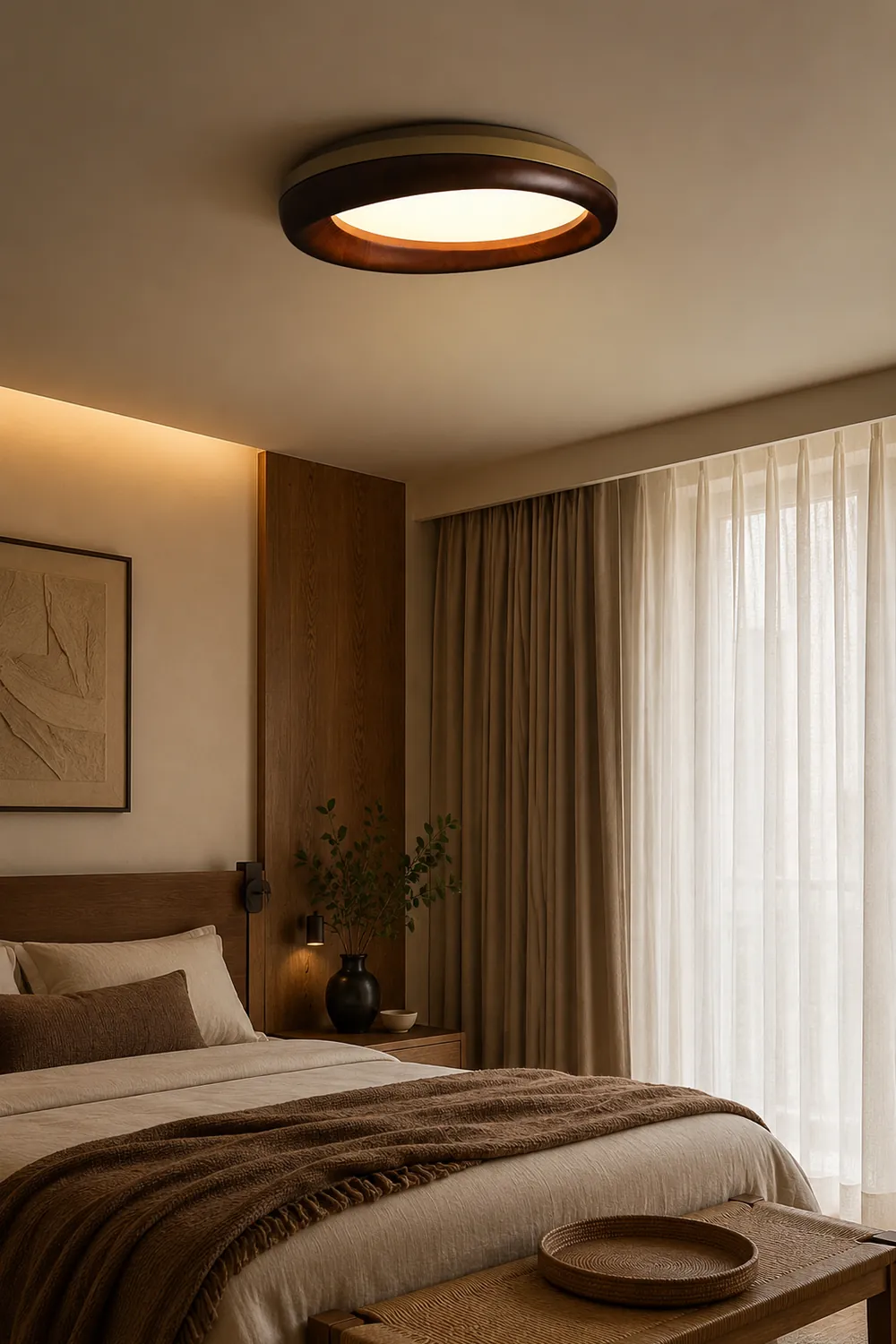 Zenova Wood Ceiling Light - Lumpaz