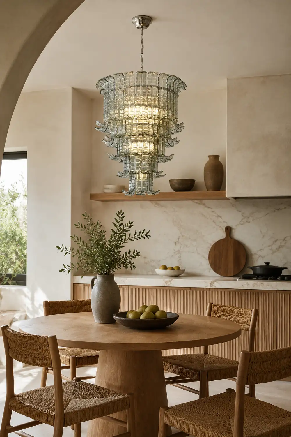 Cascade Murano Chandelier - Lumpaz