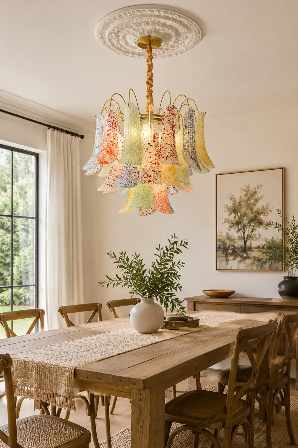Mazzega Murano Glass Chandelier - Lumpaz