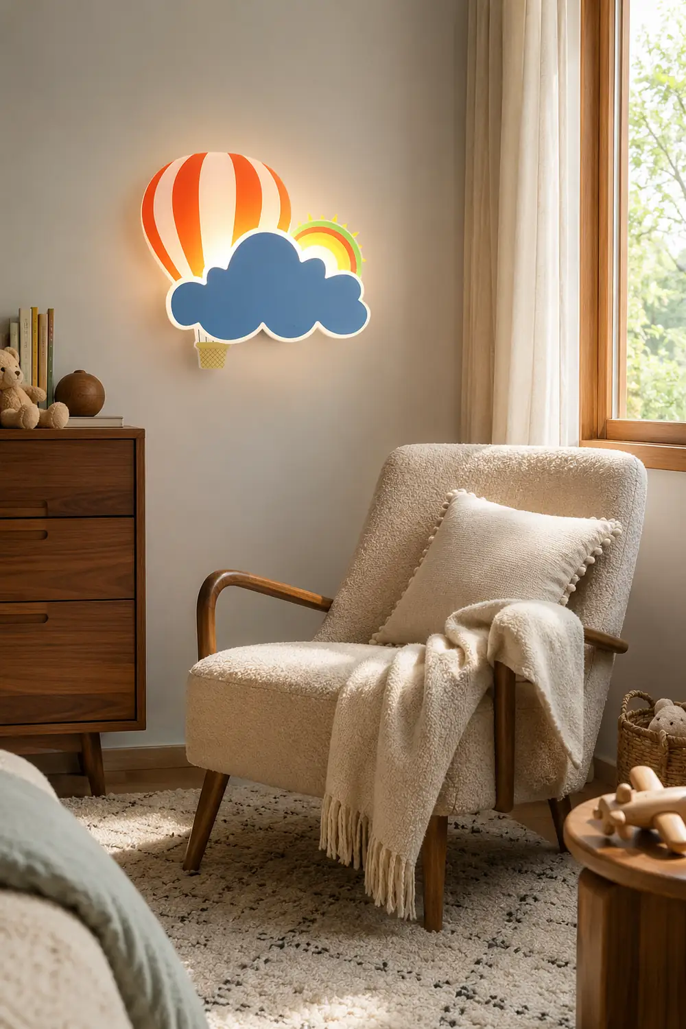 Hot Air Balloon Wall Lamp - Lumpaz