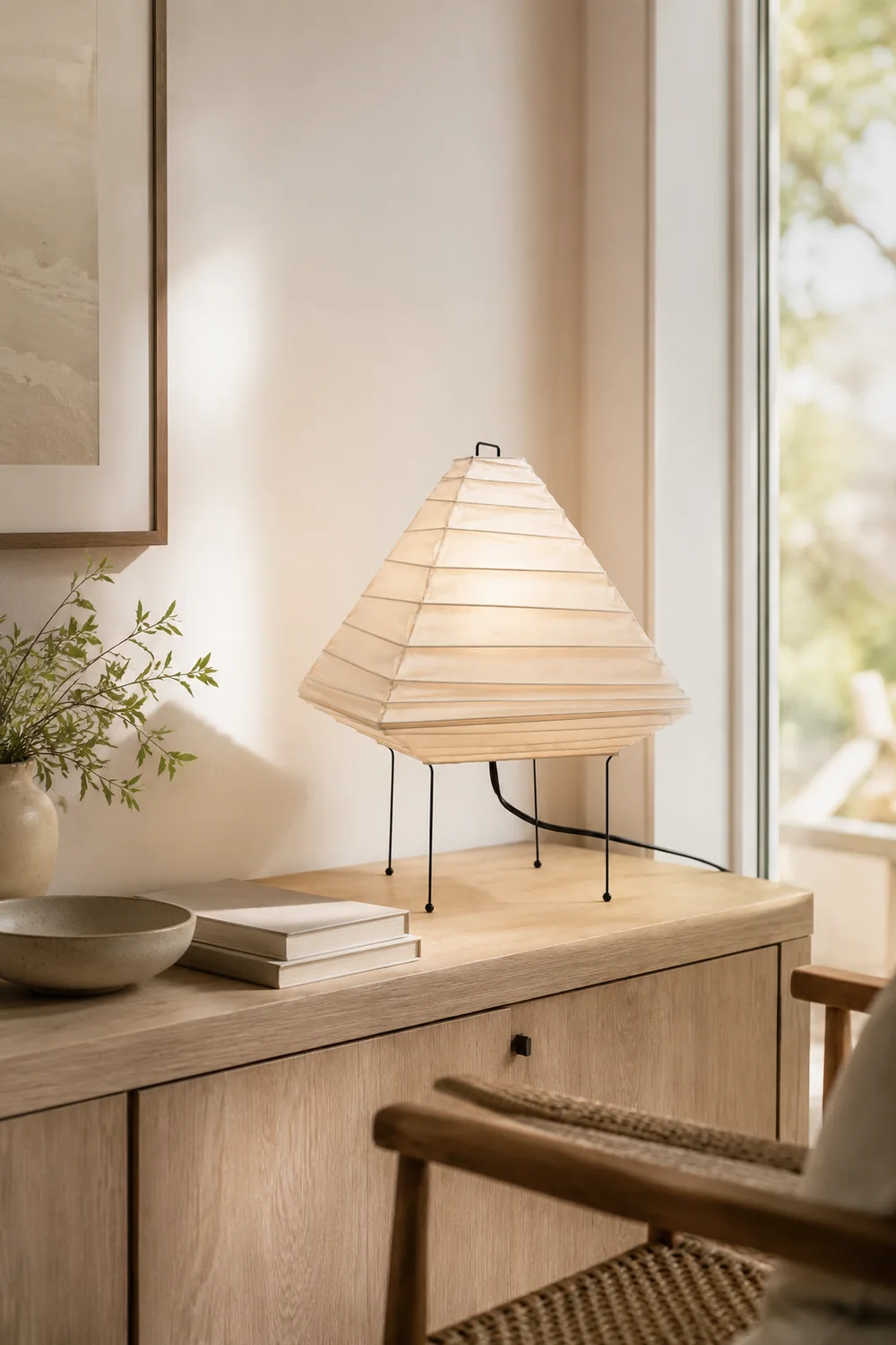 Kiyoshi Akari Paper Table Lamp - Lumpaz