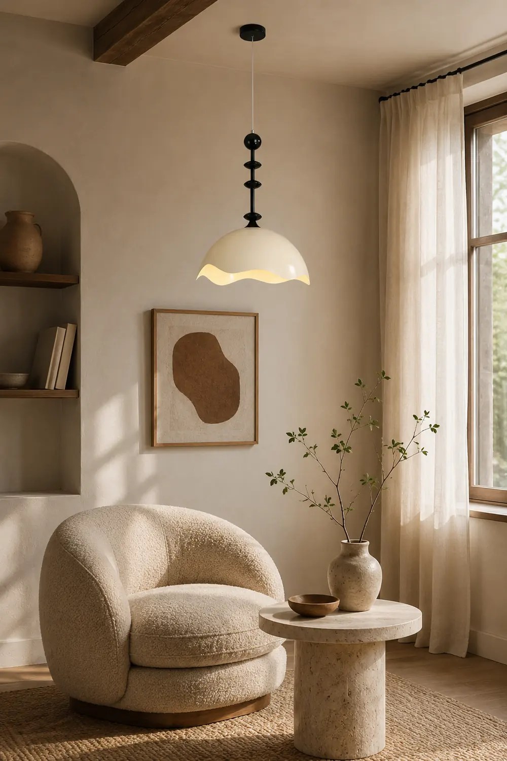Wave Crest Pendant Lamp - Lumpaz