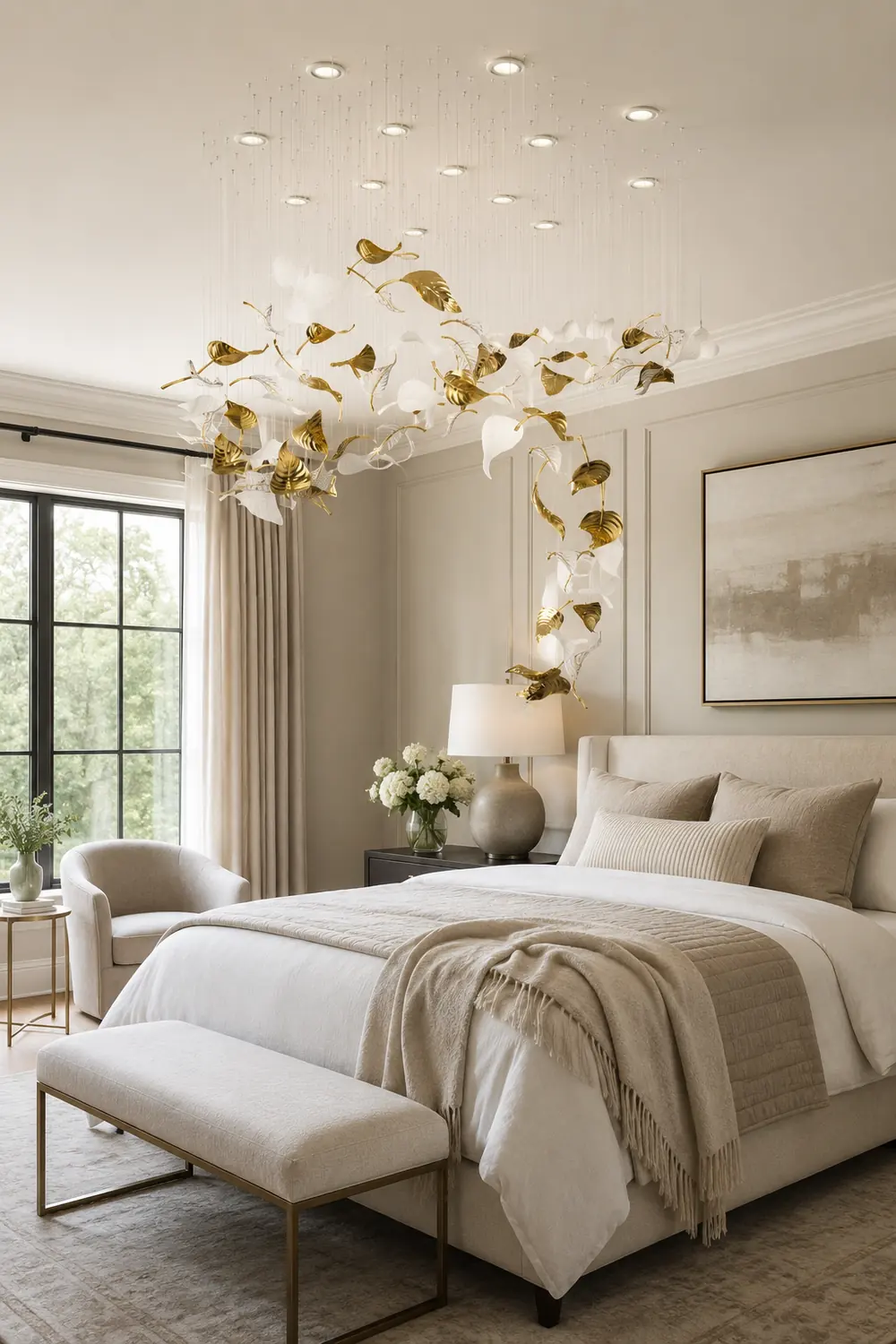 Linden Leaves Chandelier - Lumpaz