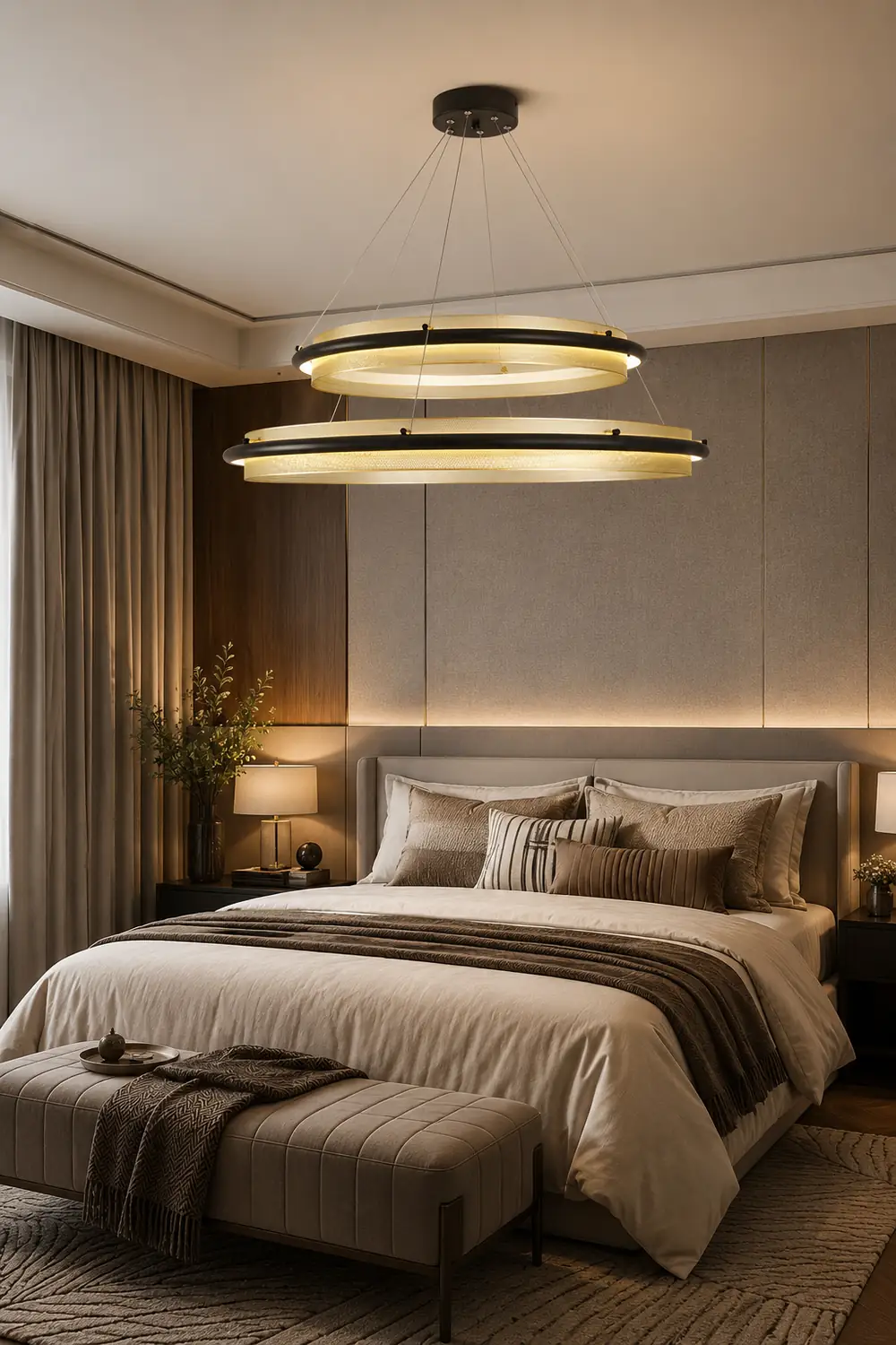 Acrylic LED Round Chandelier - Lumpaz