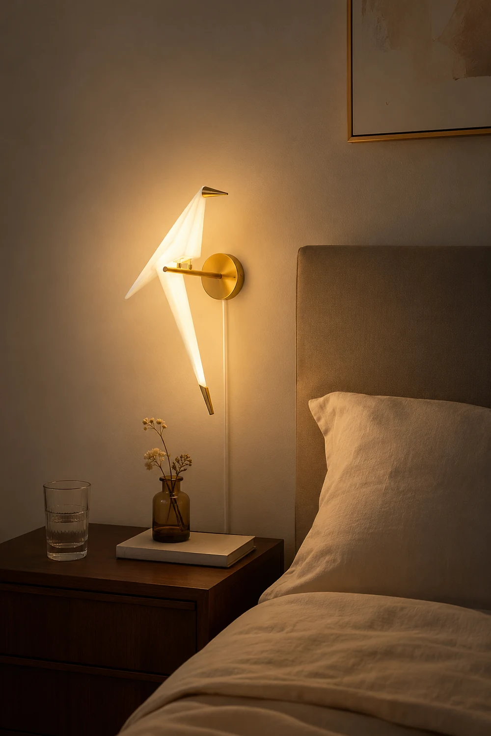 Perching Bird Plug In Wall Lamp - Lumpaz