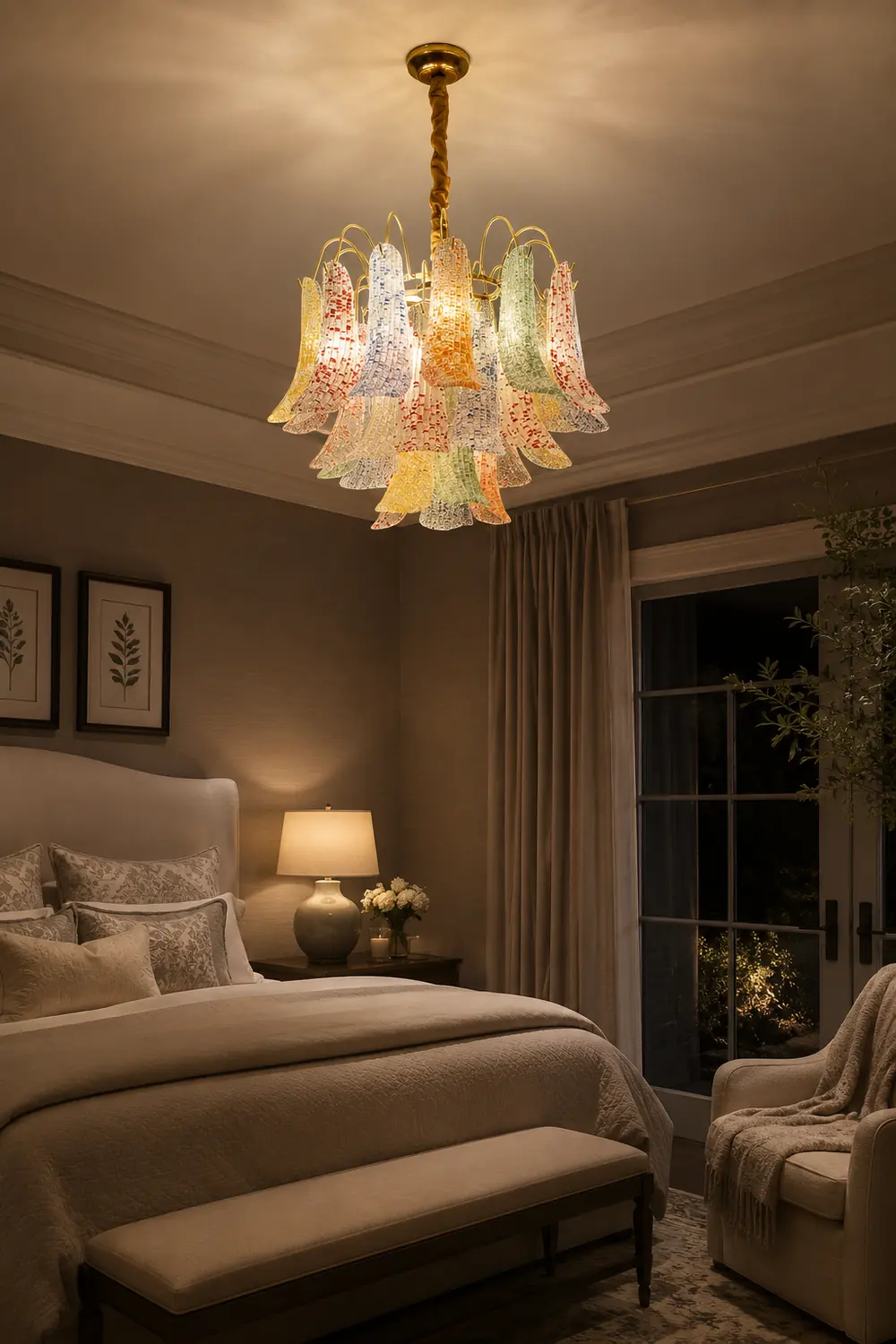 Mazzega Murano Glass Chandelier - Lumpaz