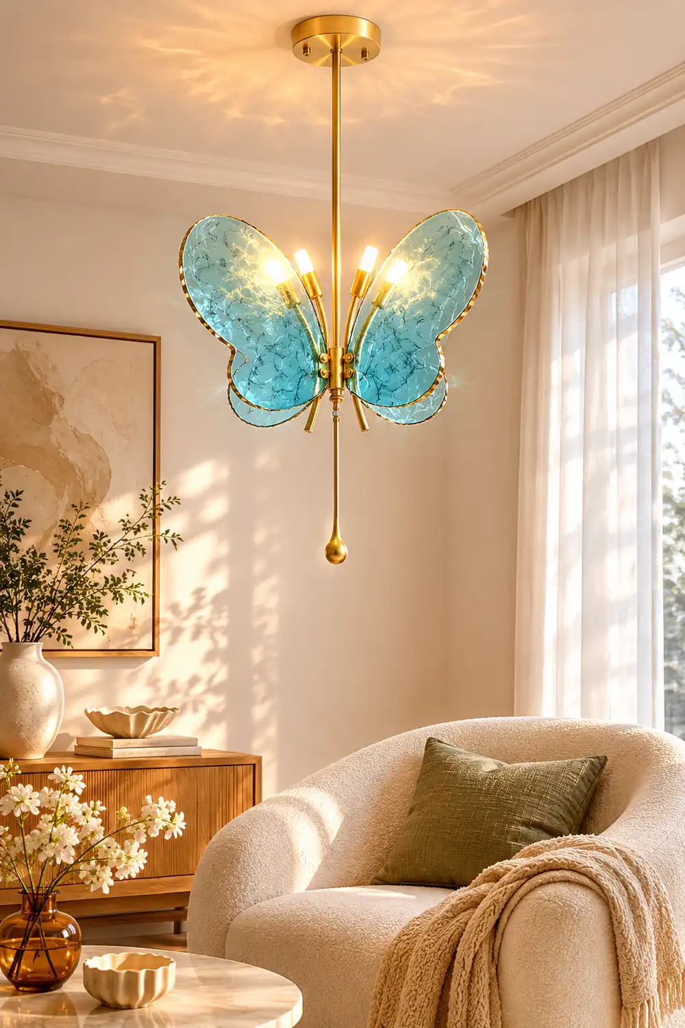 Sabrina Butterfly Pendant Lamp - Lumpaz