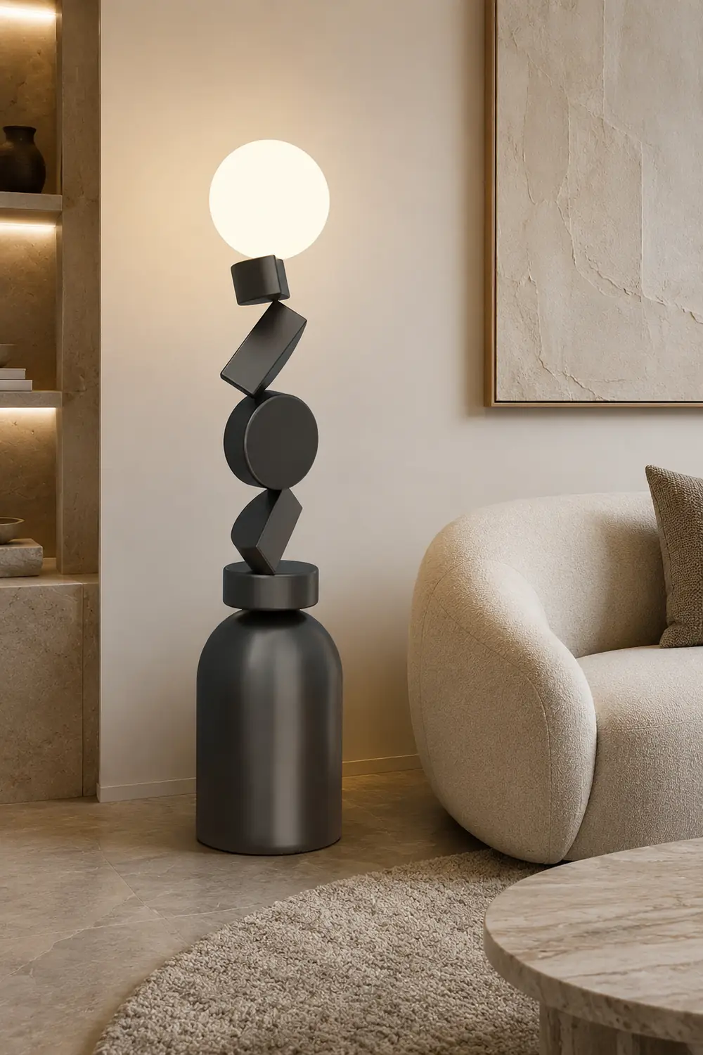 Monolith Cube Floor Lamp - Lumpaz