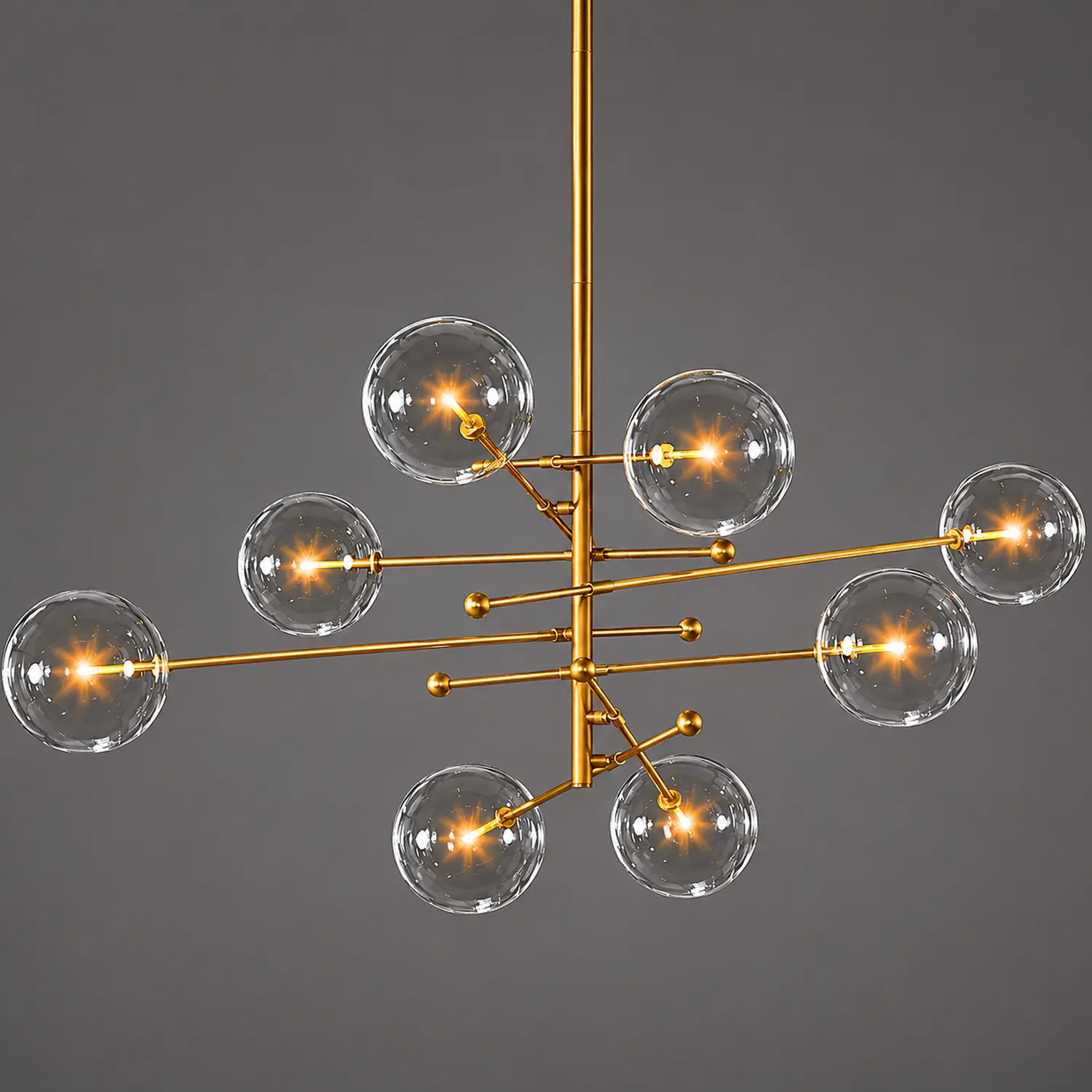 Glass Globe Mobile Chandelier - Lumpaz