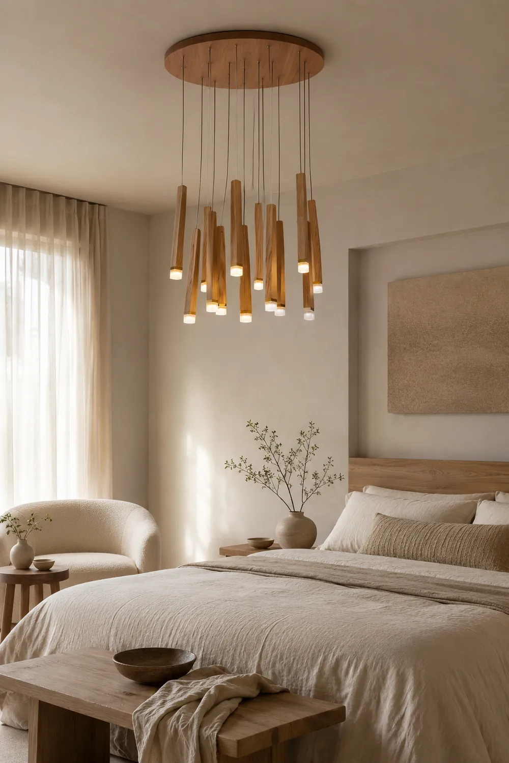 Firewood Stick Chandelier - Lumpaz
