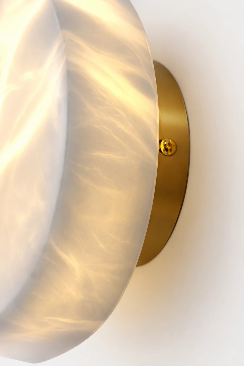 Cylindrical Alabaster Wall Light - Lumpaz