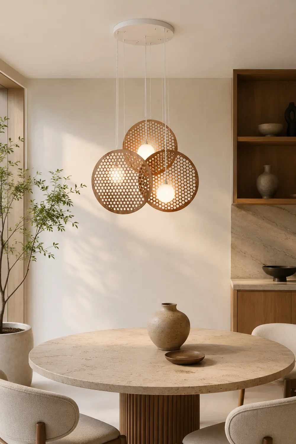 Bee Plate Chandelier - Lumpaz