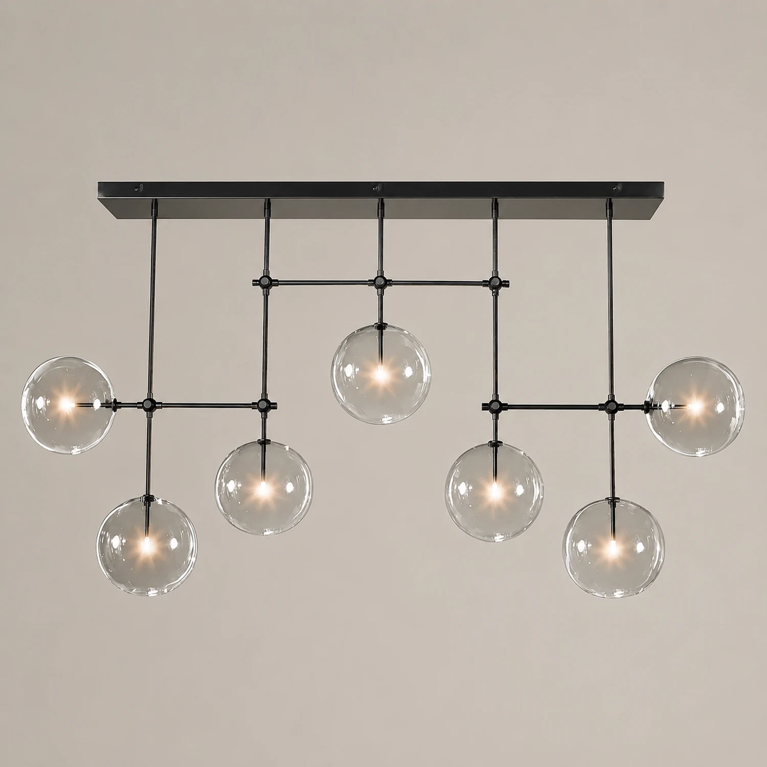 Glass Globe Mobile Chandelier - Lumpaz