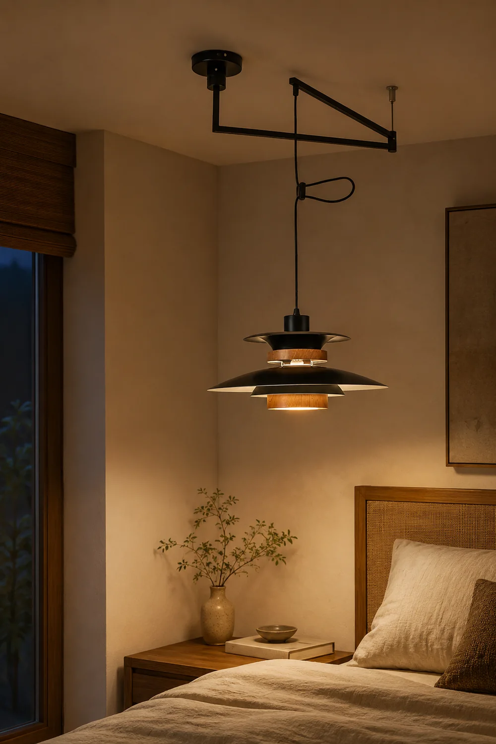 Mercero Swing Arm Pendant Lamp - Lumpaz