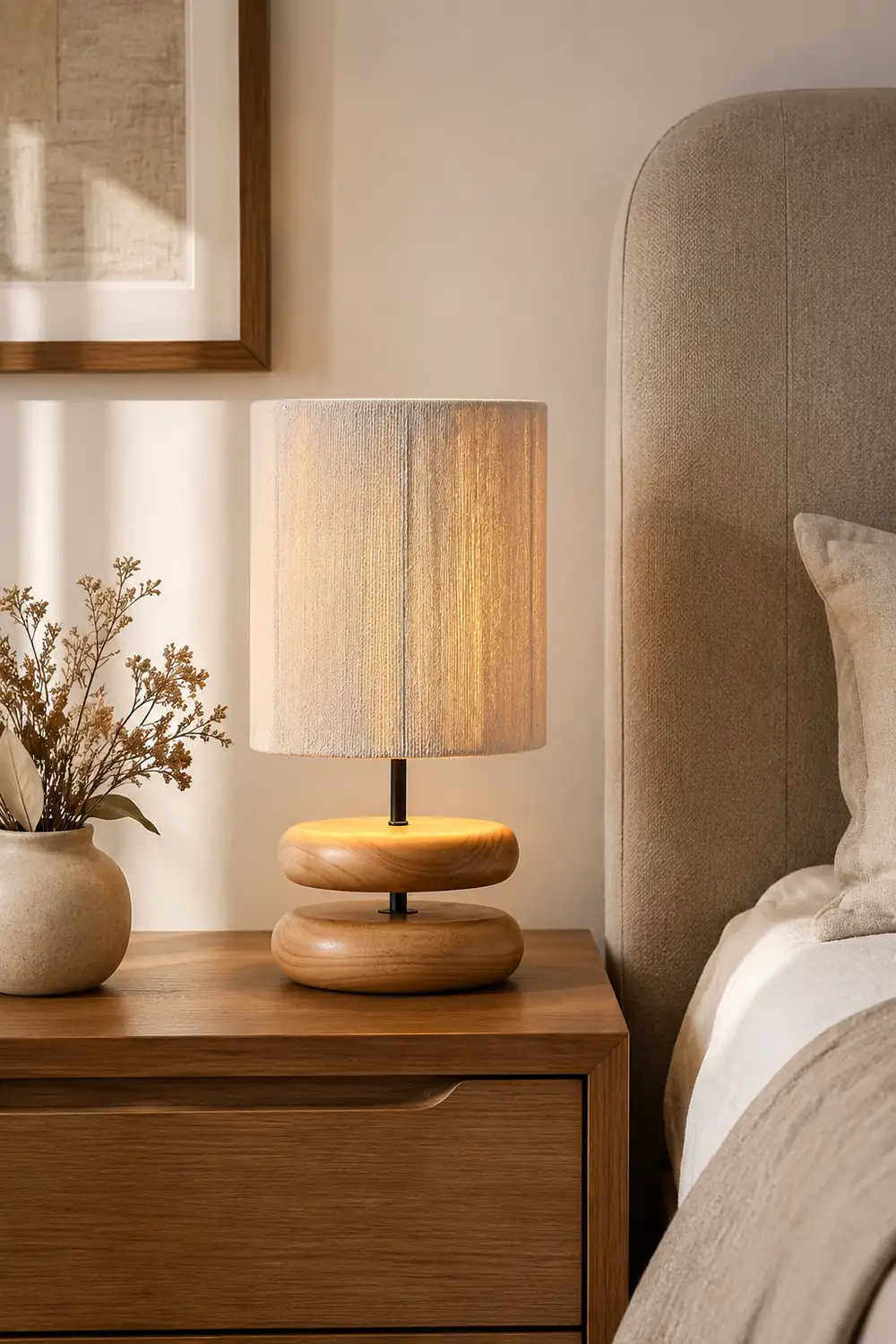 Nora Wood Table Lamp - Lumpaz
