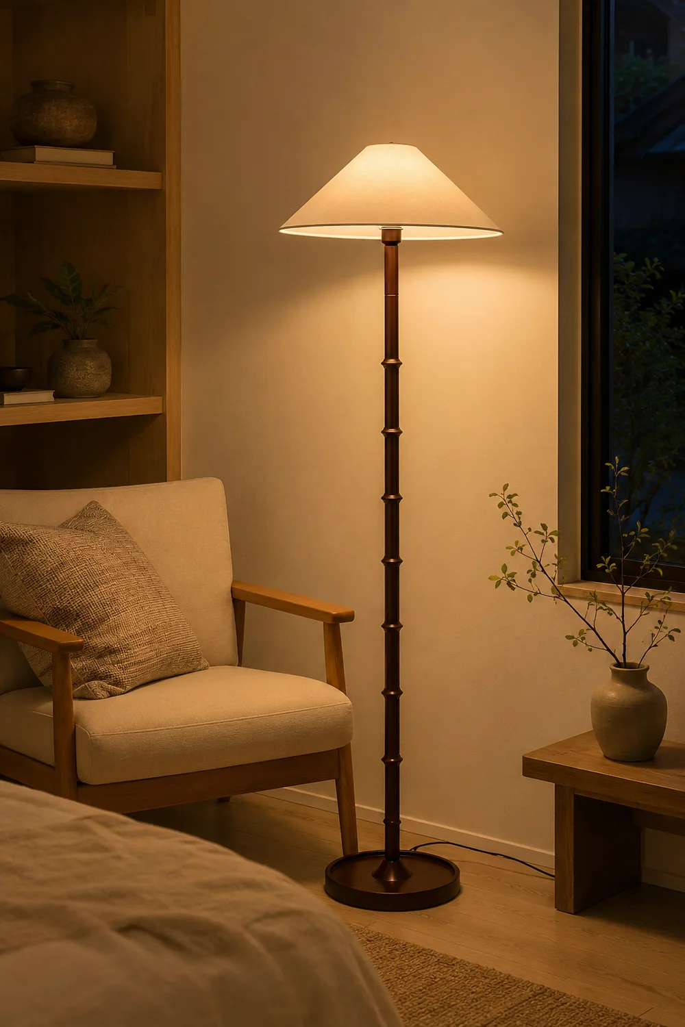 Bamboo Knot Floor Lamp - Lumpaz