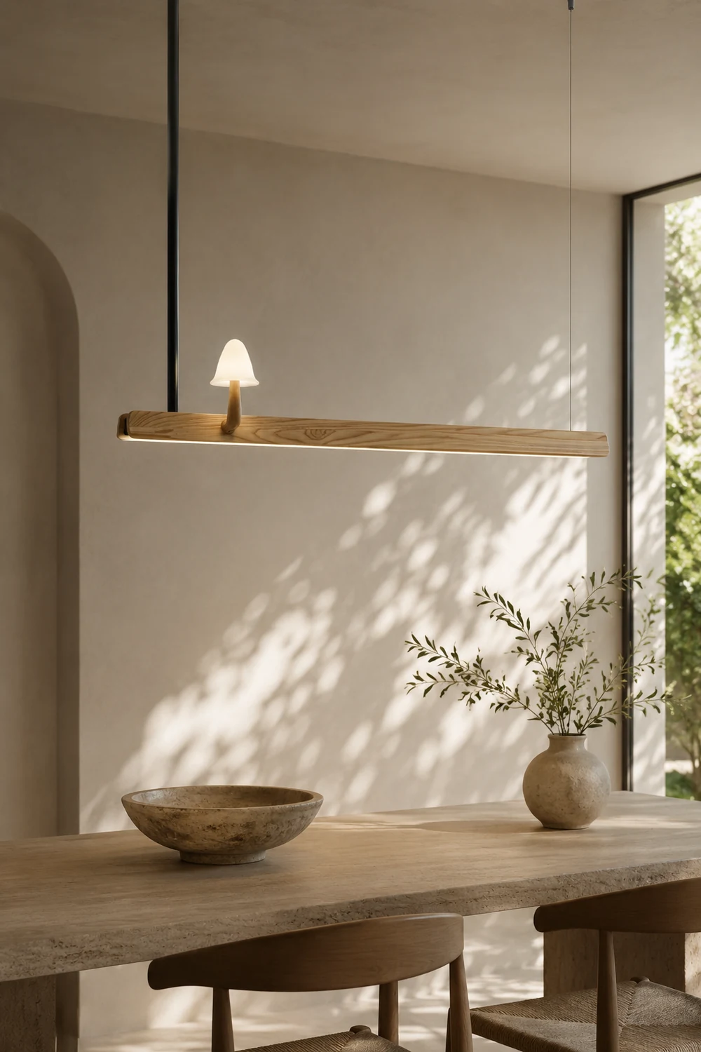 Mushroom Beam Chandelier - Lumpaz