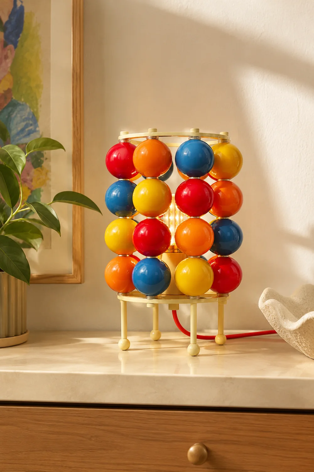Panton Ball Table Lamp - Lumpaz